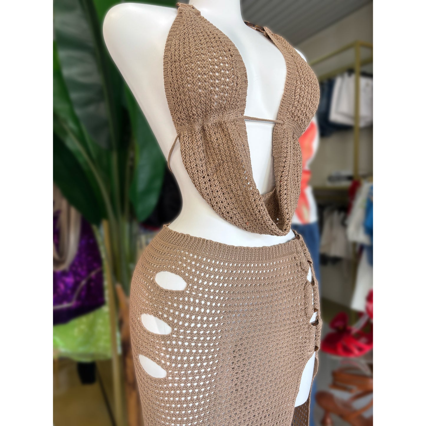 Bali Crochet Skirt Set