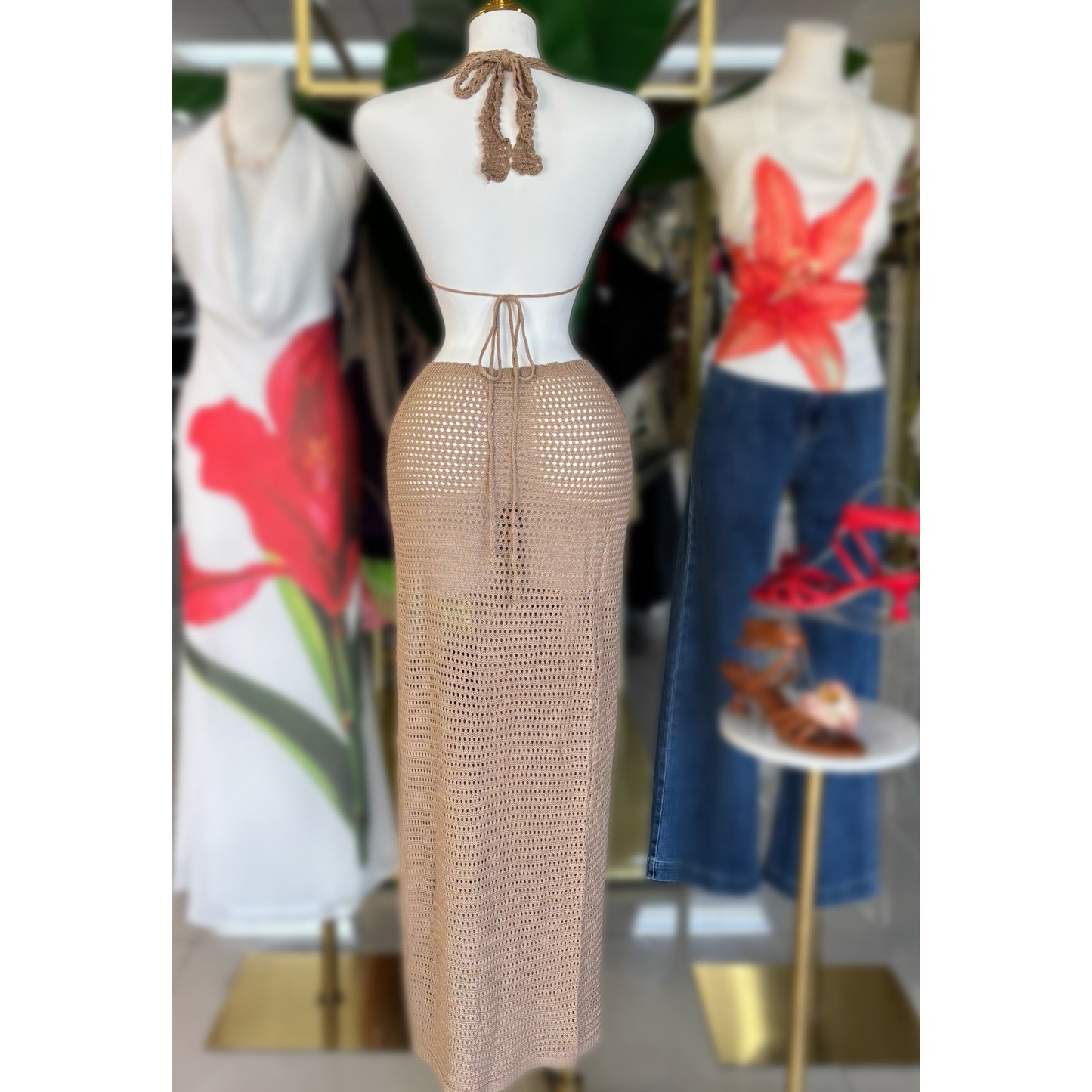 Bali Crochet Skirt Set