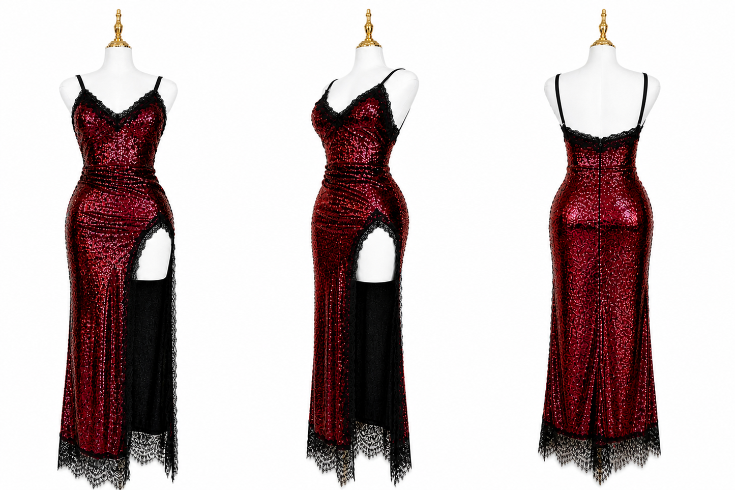 Ivana Sequin Maxi Dress