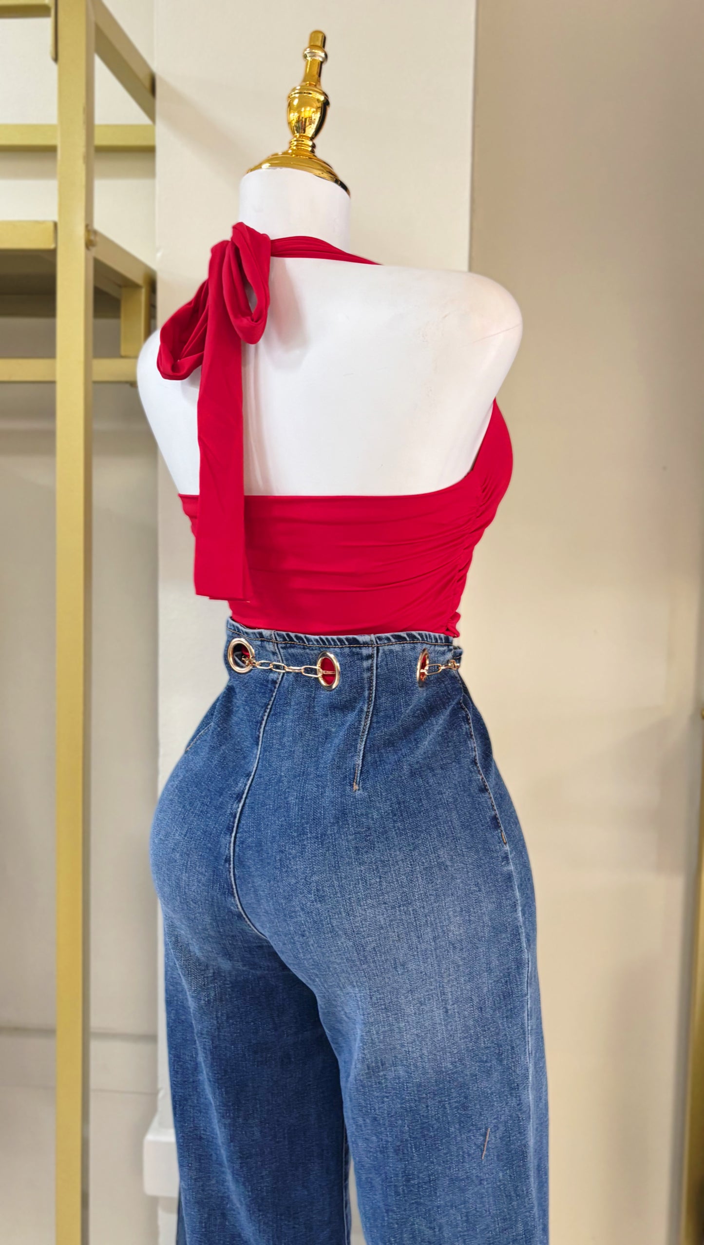 Paula Chain Detail Jean (Tall)