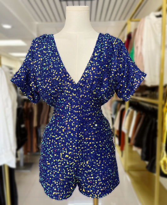 Aurora Sequin Romper (Small)