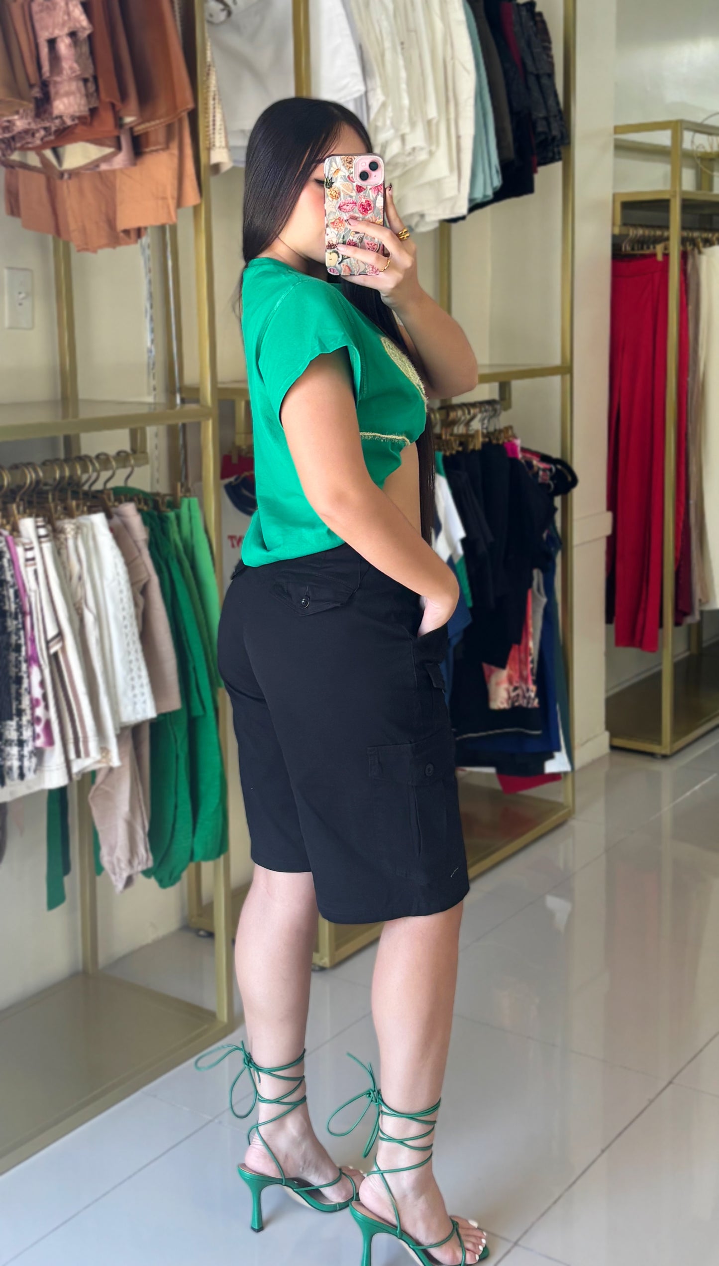 Sophia Black Jort (Stretch)