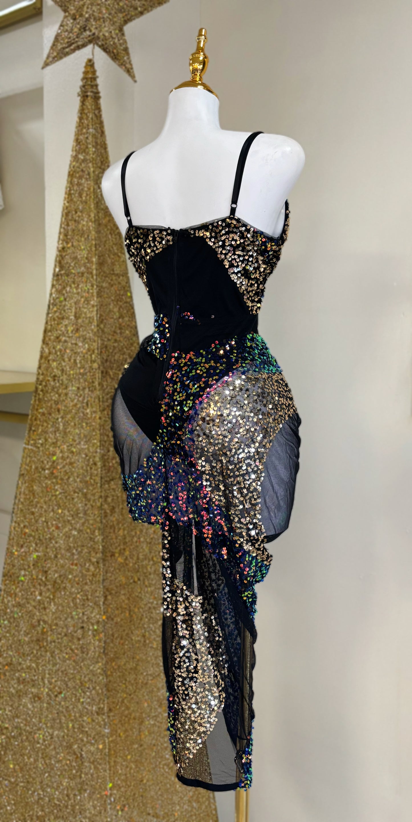 Irina Colors Sequin Dress