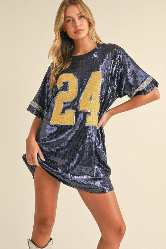 Kim 24 Sequin Thirt Dress