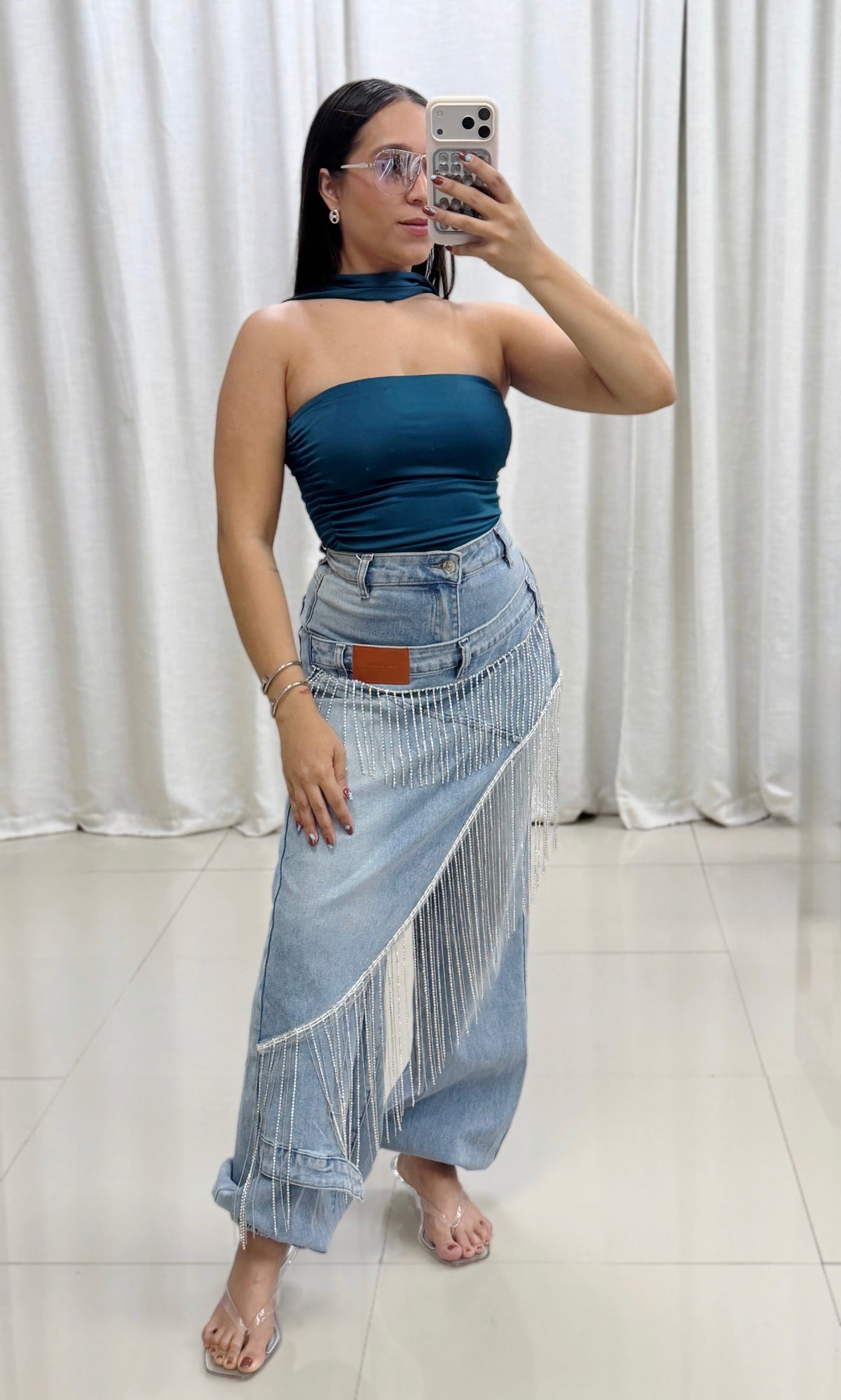 Gala Rhinestone Detail Jean