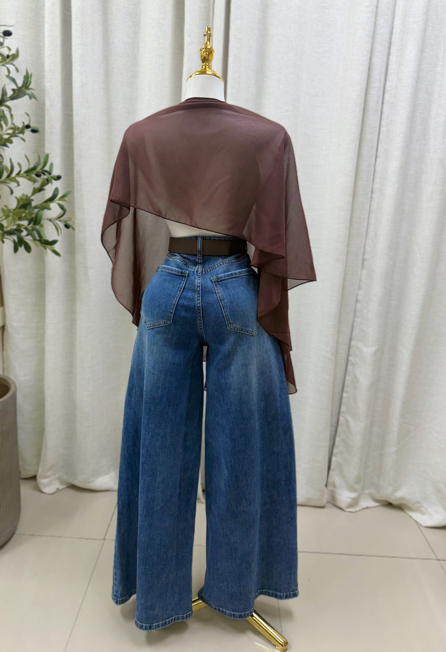 Juliana Wide Leg Jean •Tall• (Incluye correa)