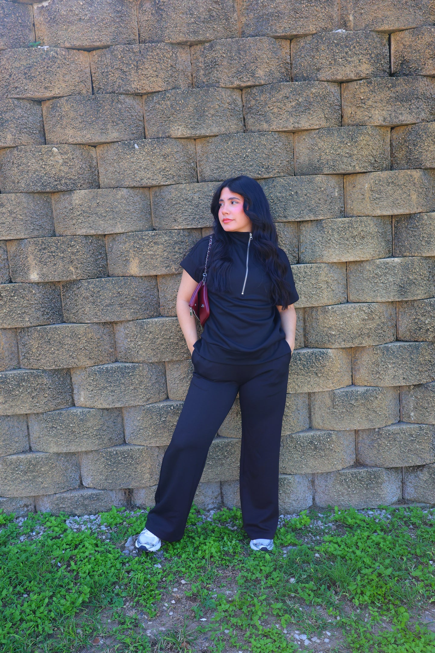 Karlotta Comfy Pant Set (Black)