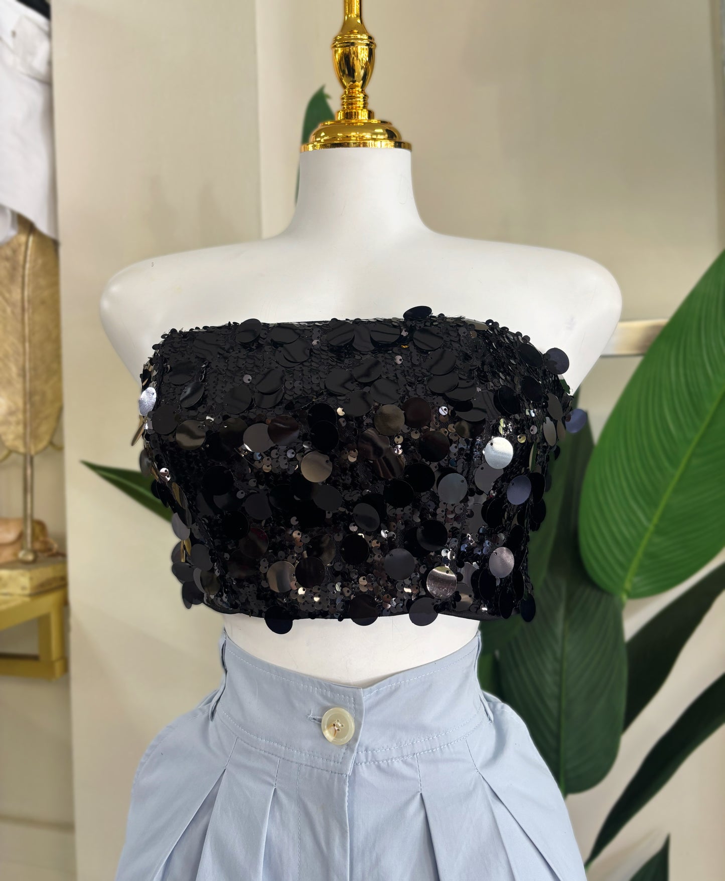 Alondra Big Sequin Top