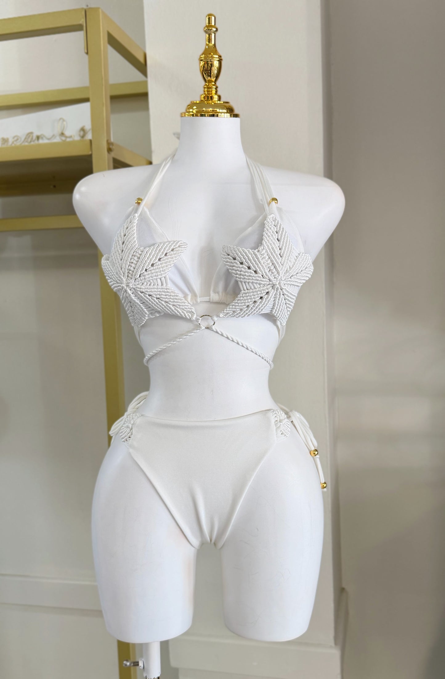 Maldivas Star 3 Pieces Swimwear (Blanco/Negro/Multi)