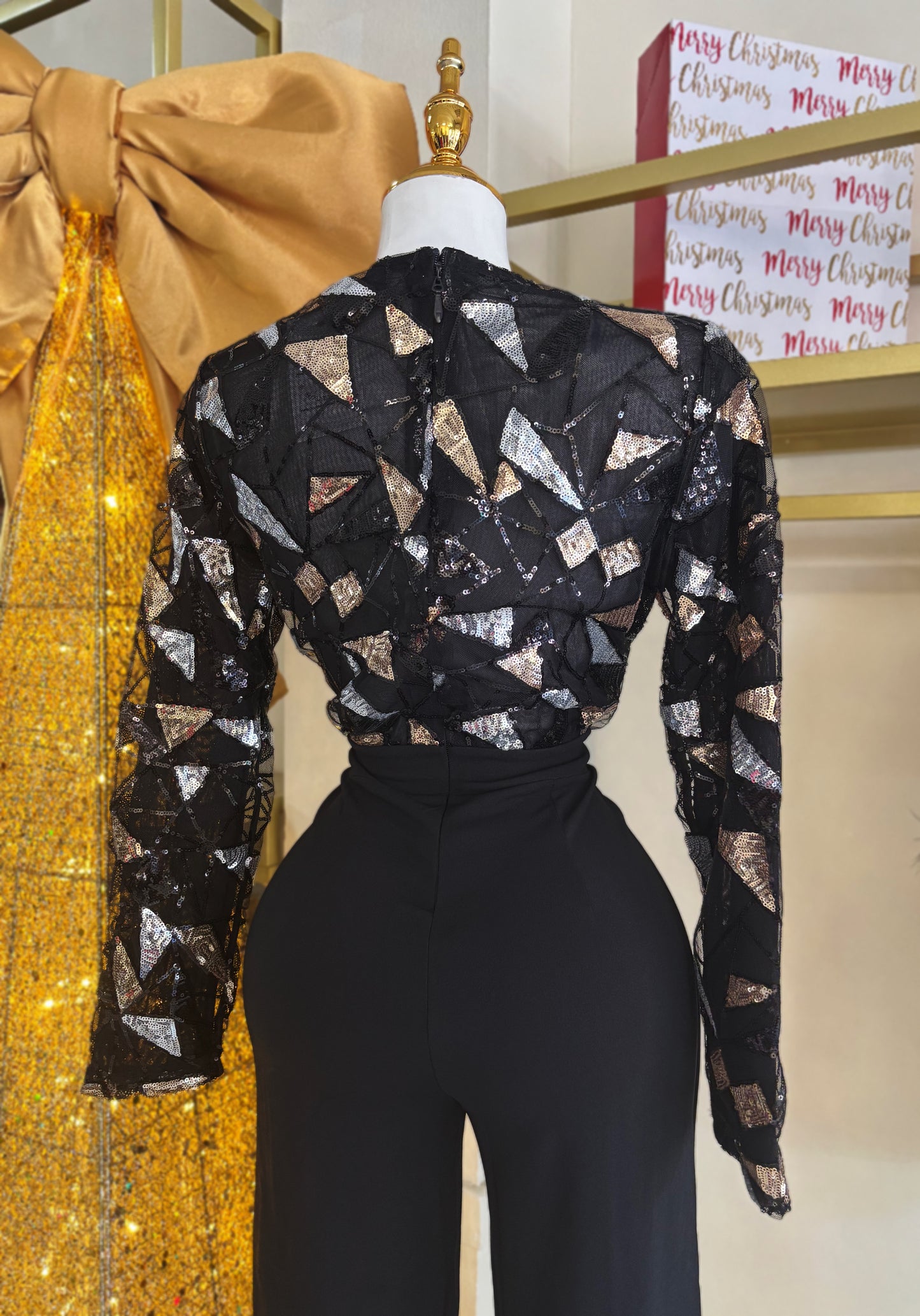 Gala Sequin Jumpsuit