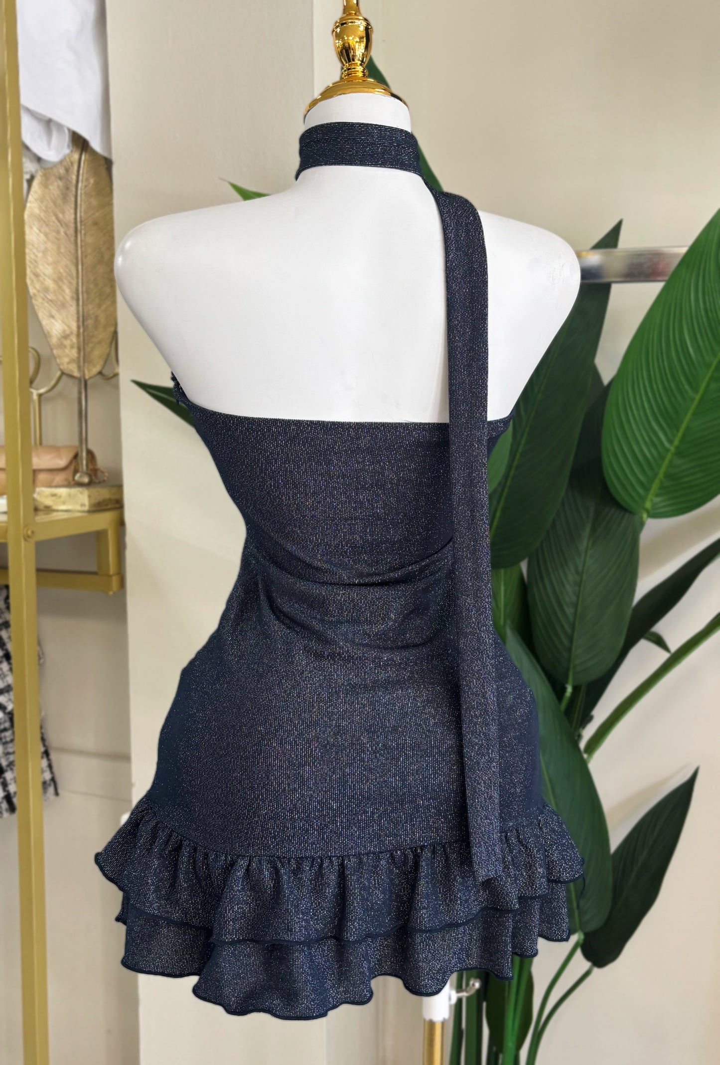 Gretta One Shoulder Scarf Dress