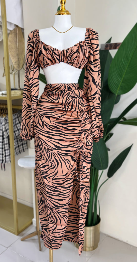 Fátima Print Skirt Set