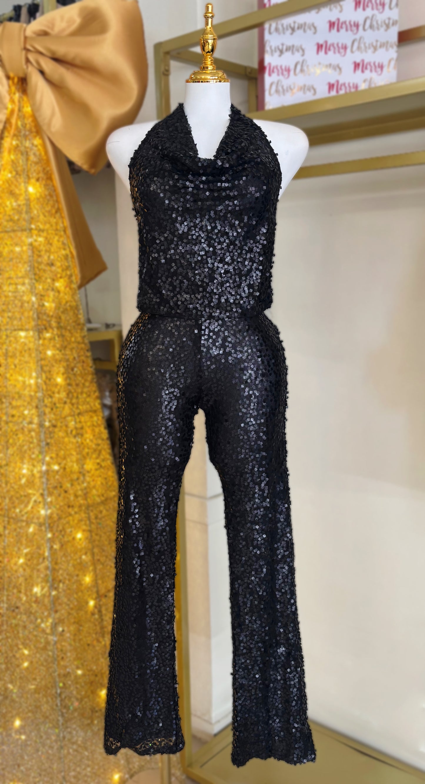 Gabriela Sequin Pant Set