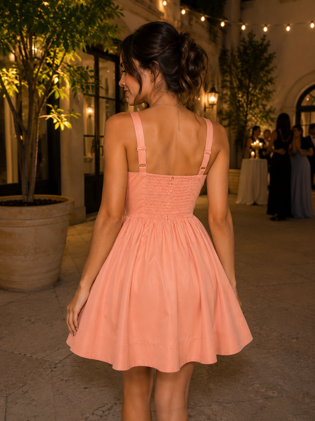 Camila Peach Dress