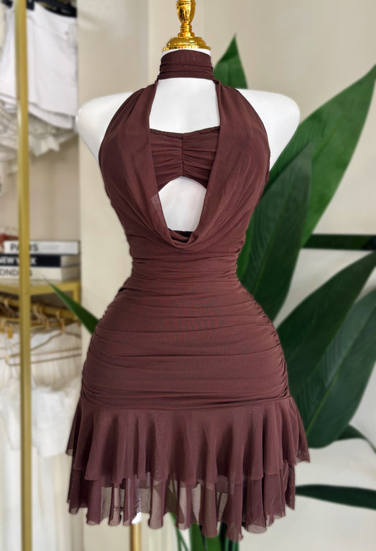 Katalina Chocolate Dress