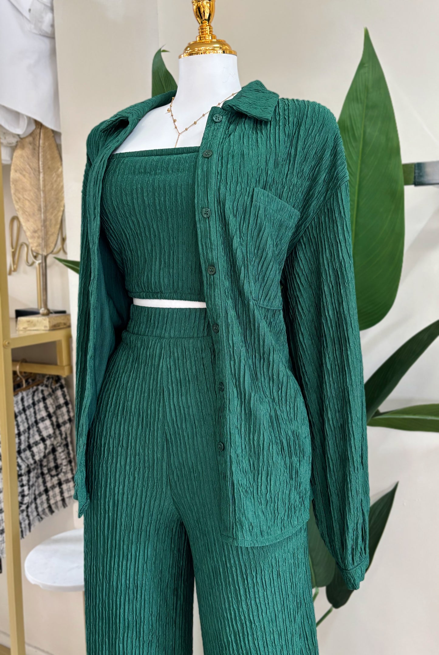 Renata 3 Pieces Travel Set (Verde)