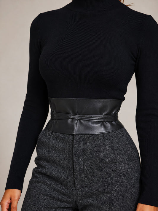 Vesper Wrap Belt (Black)