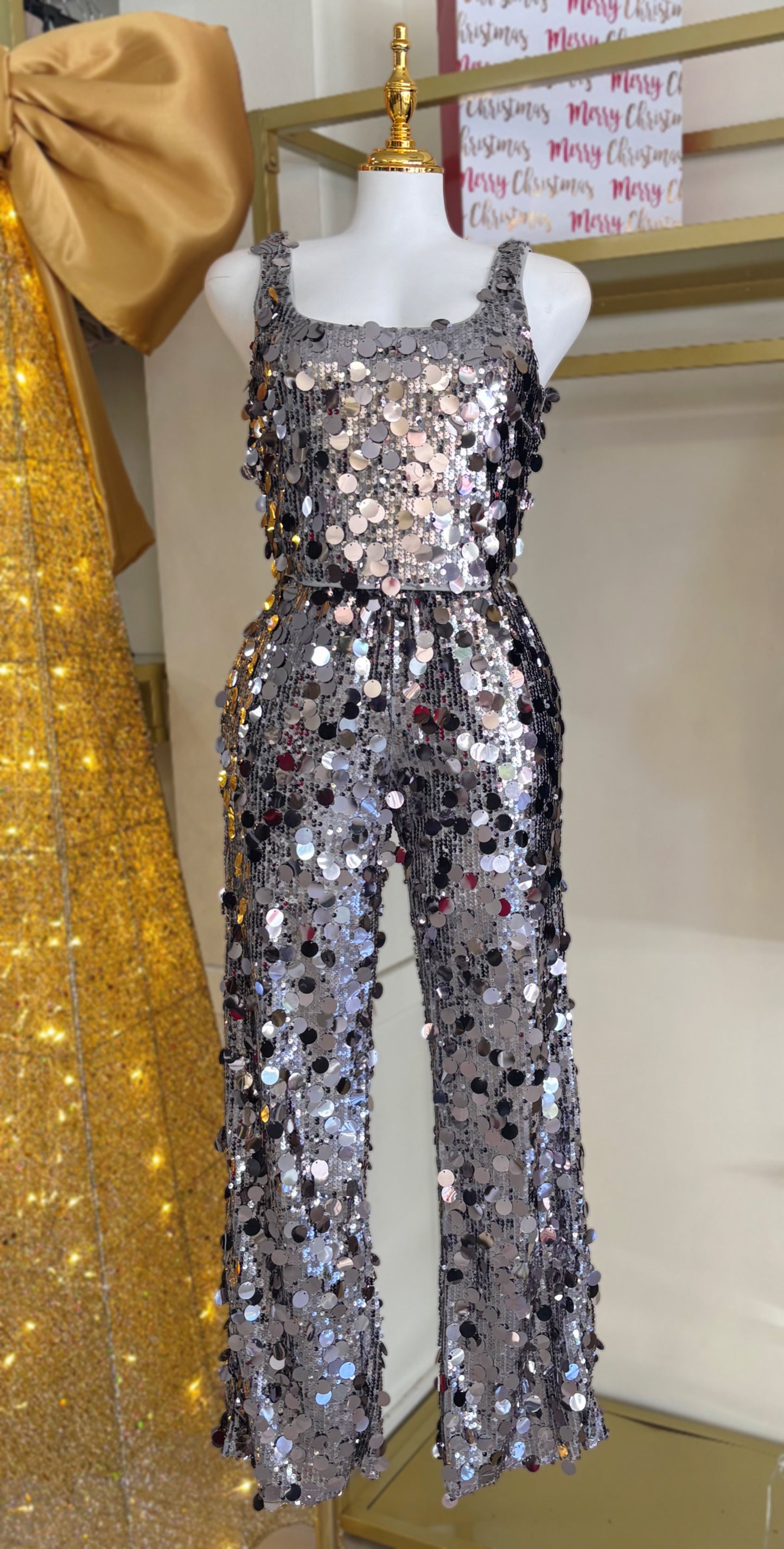 Katalina Sequin Pant Set