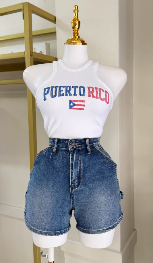 Scarlet Denim Short
