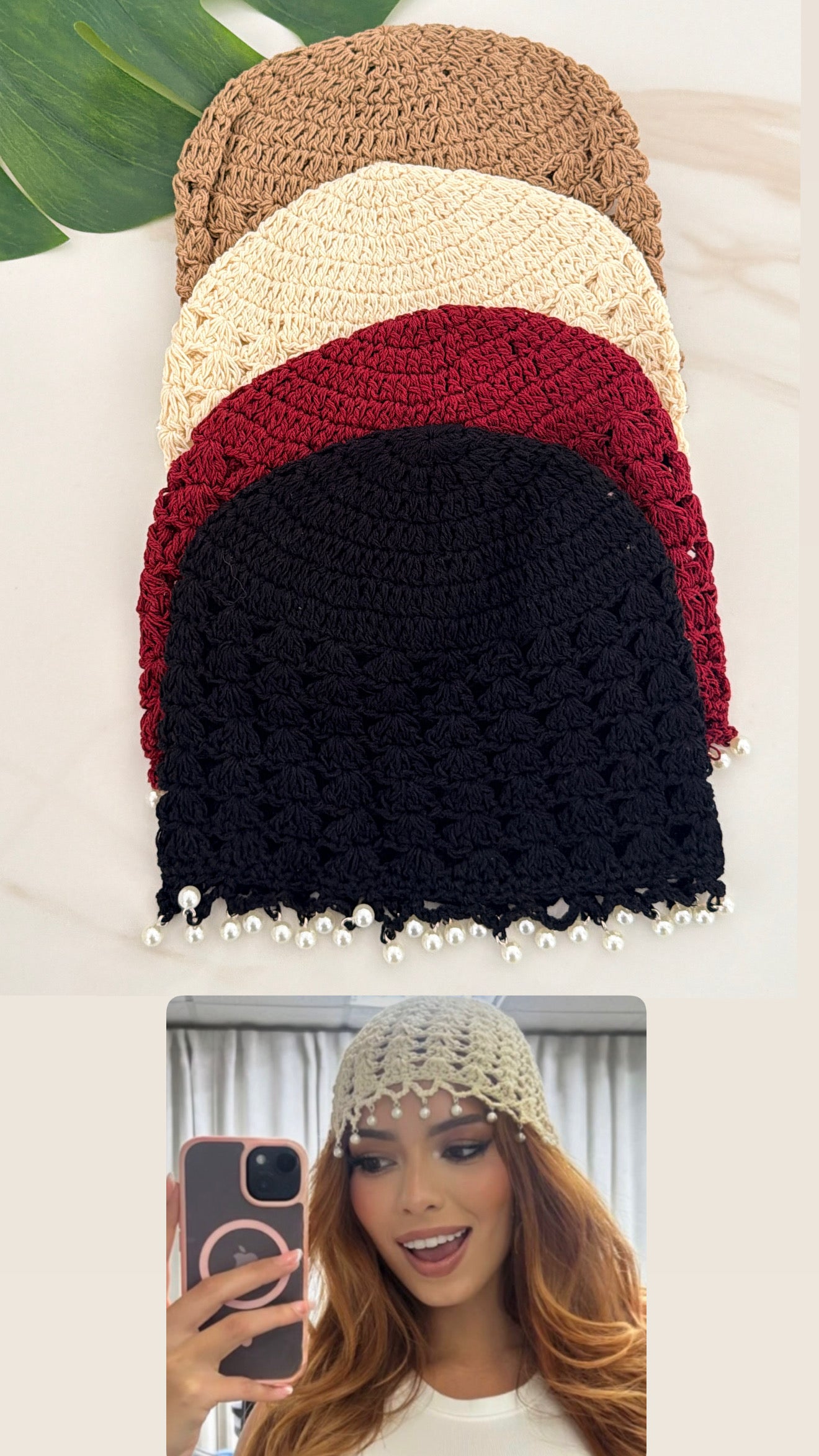 Tulum Crochet Hat (4 colores)