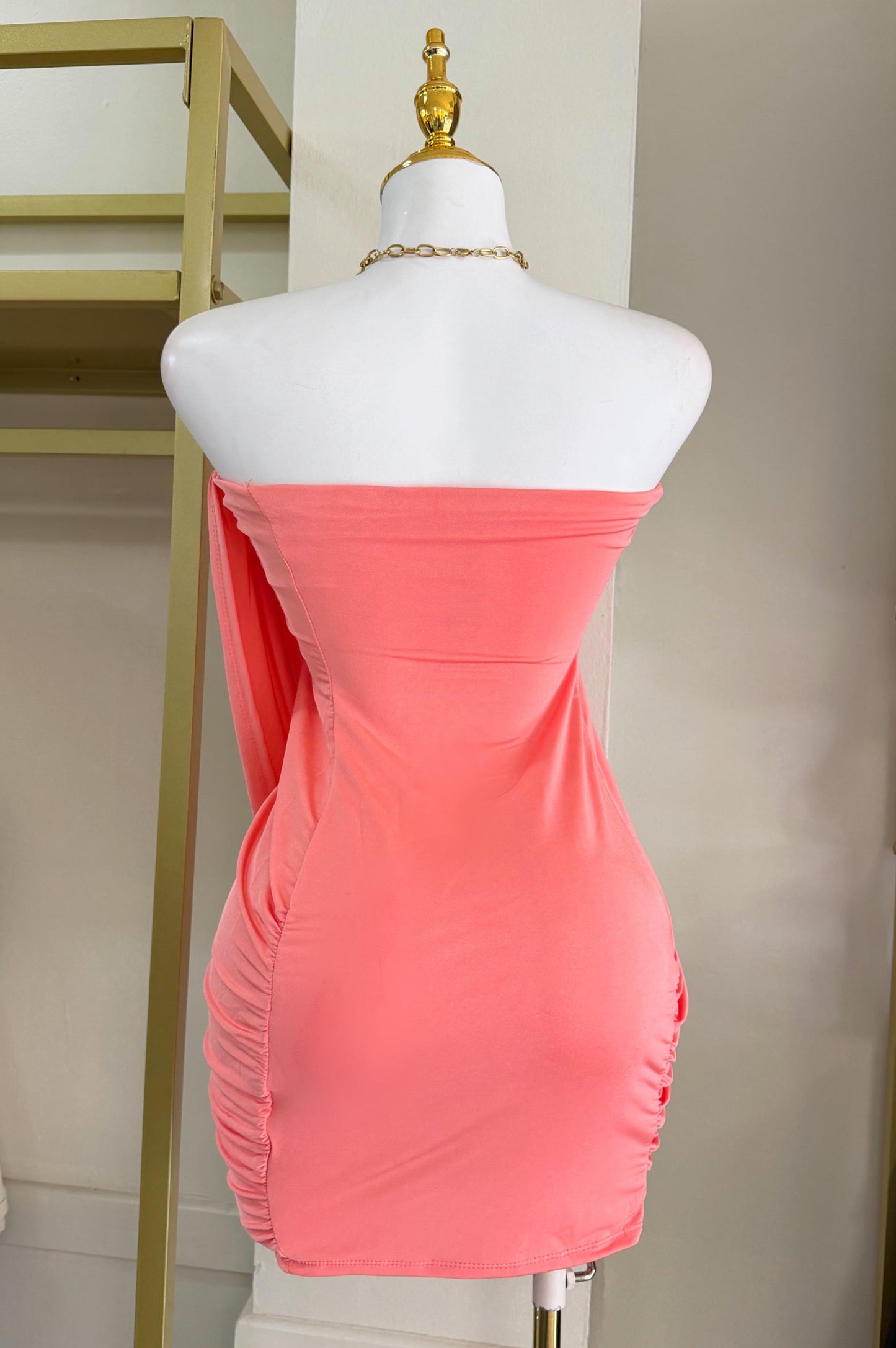 Isla Sunset Draped Dress