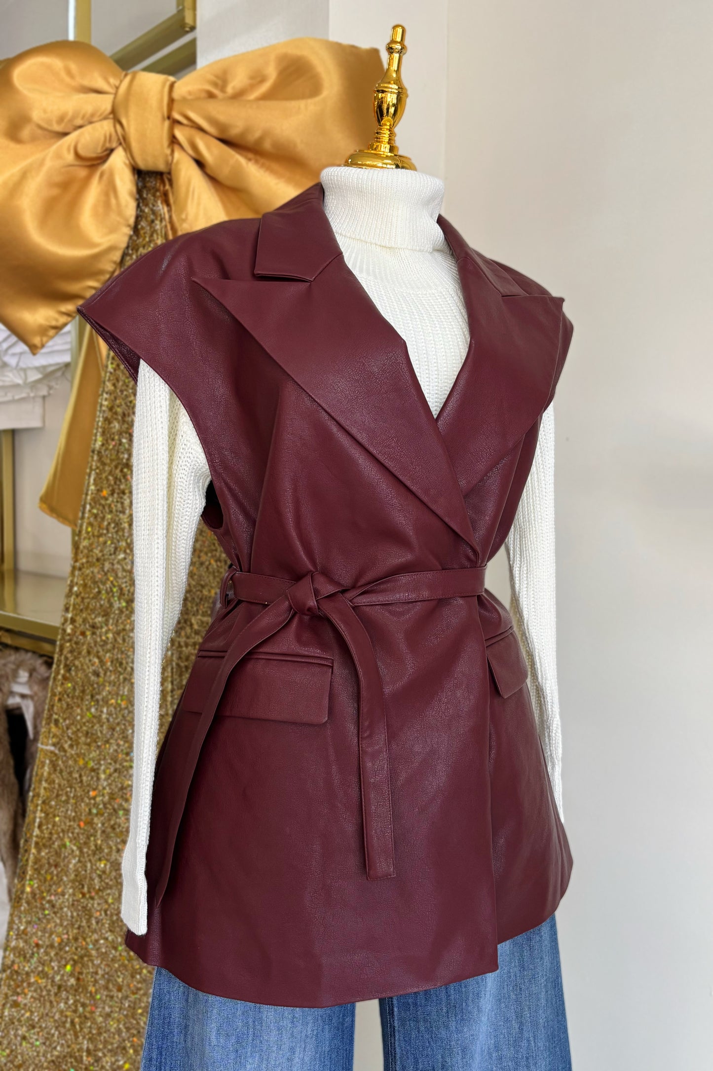 Barcelona Leather Vest