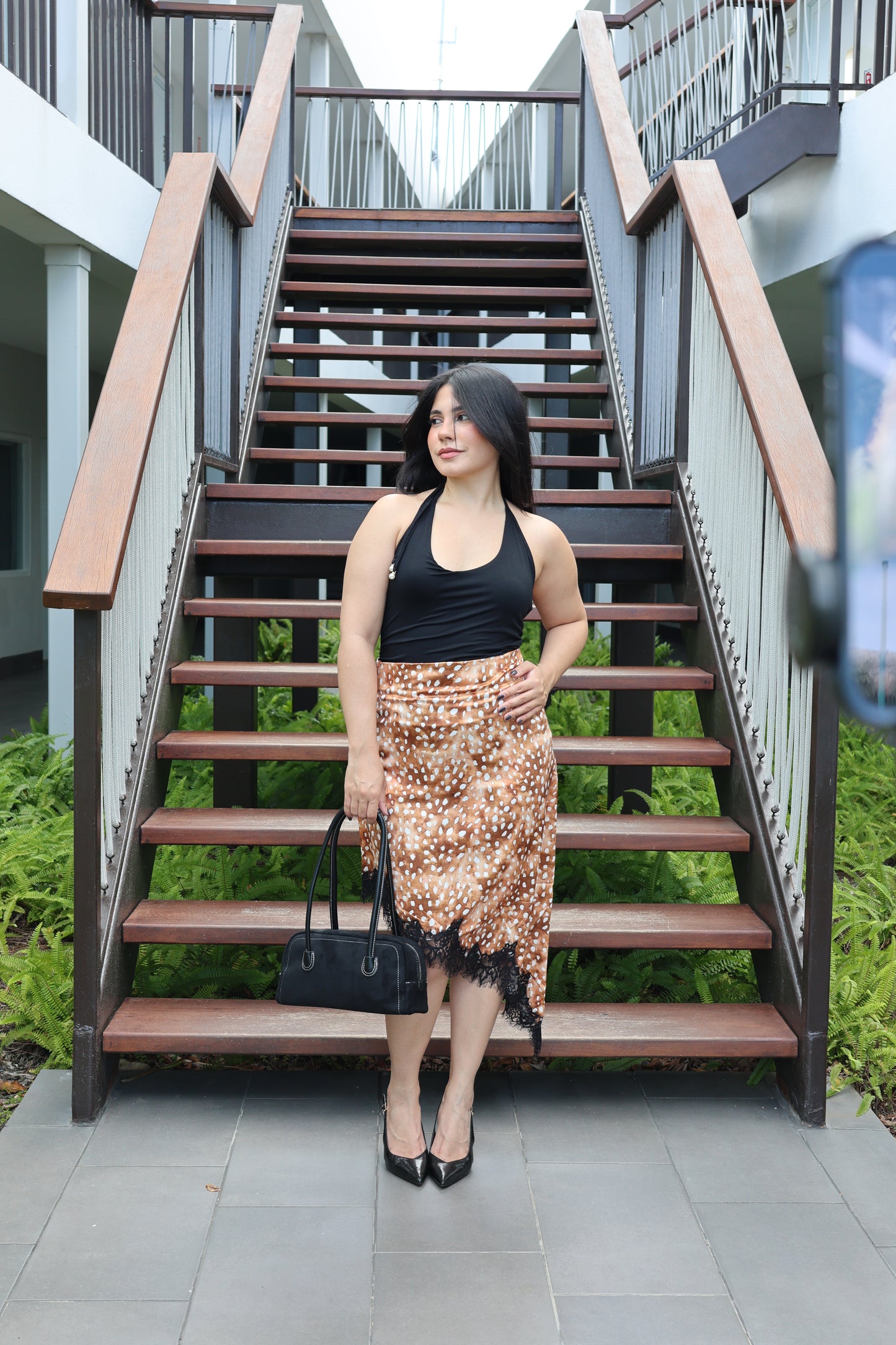 Bambi Satin Skirt