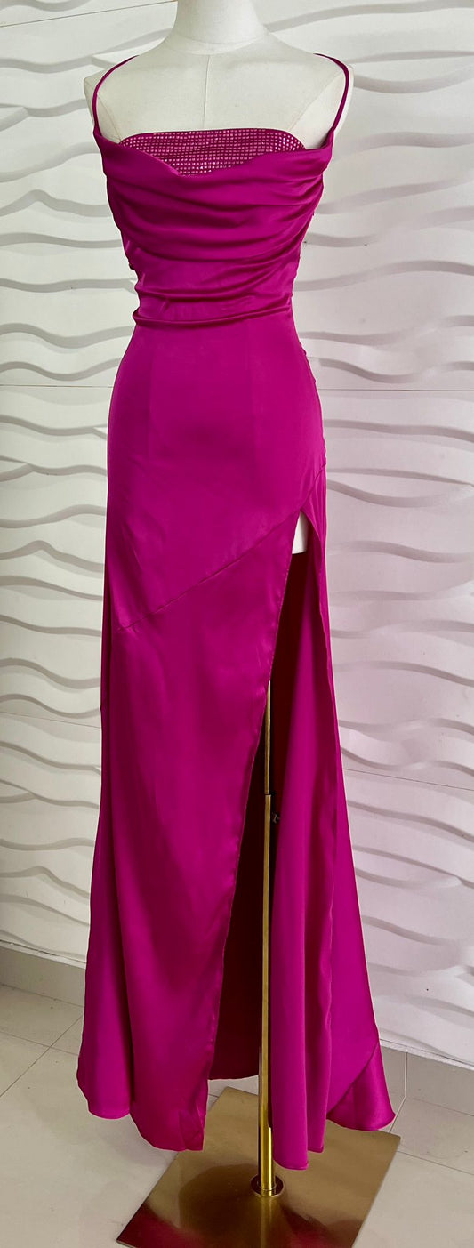 Daila Magenta Maxi Dress