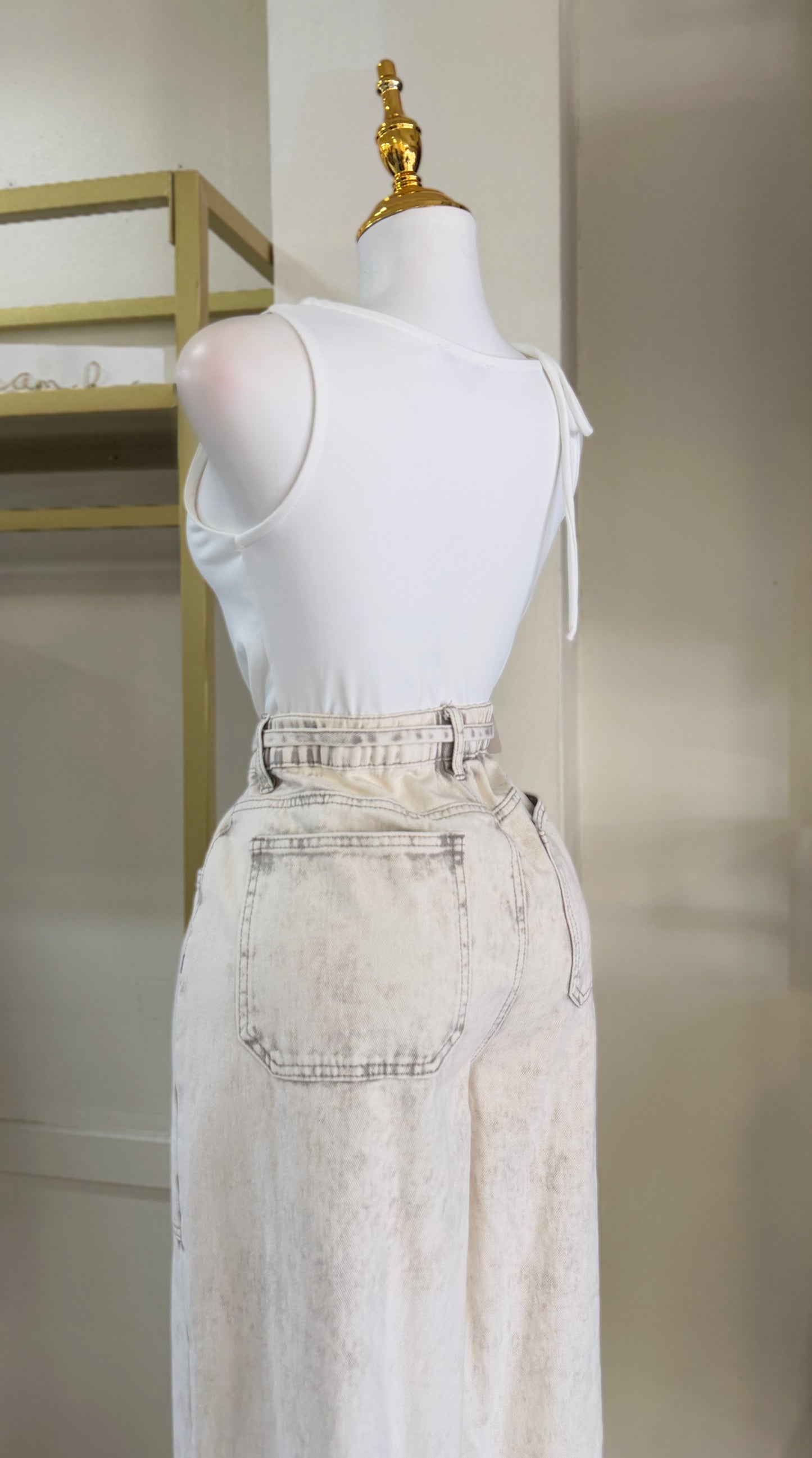 Ashley Wide Leg Jean (No Stretch)
