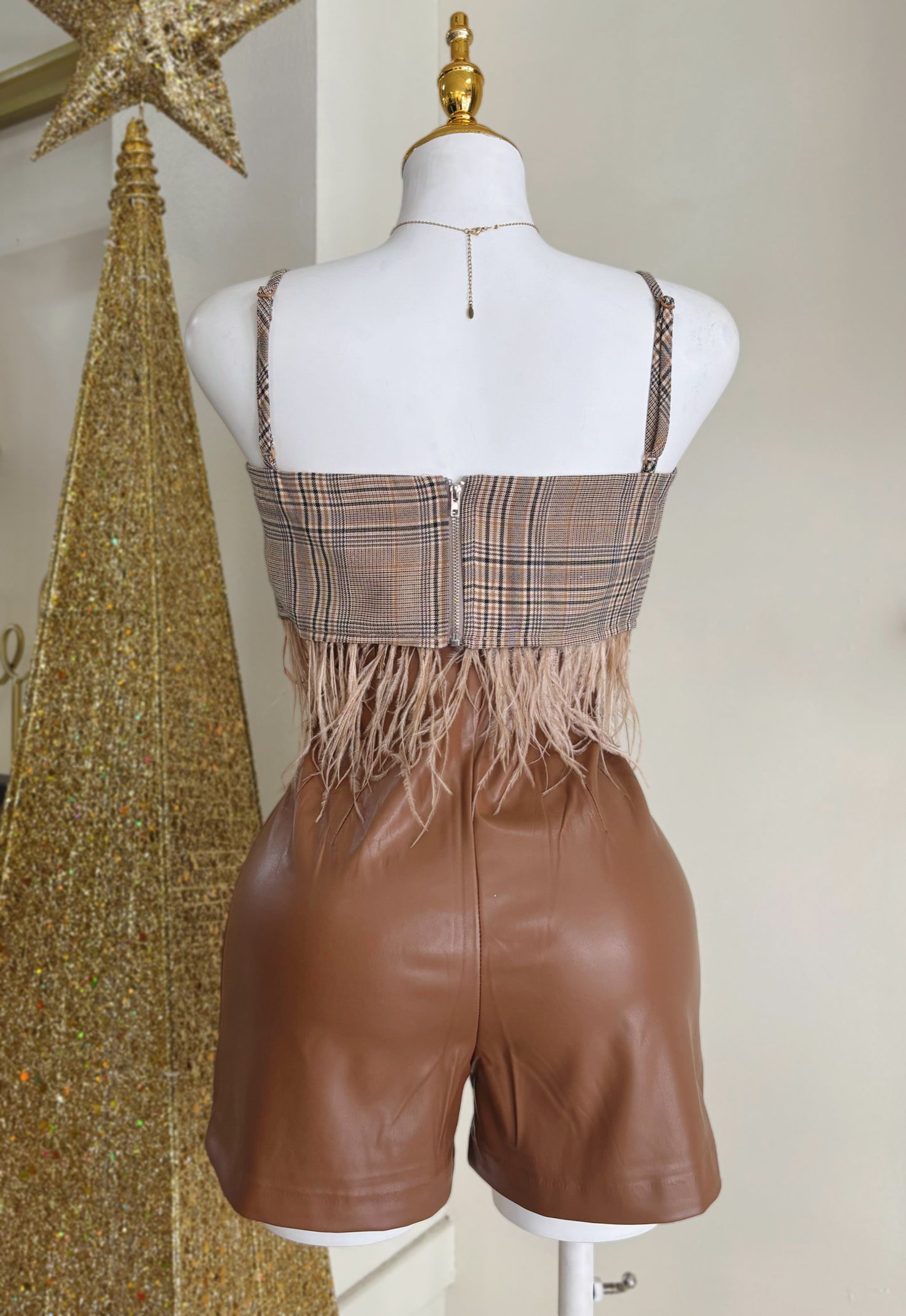 Katia Feather Top (Corre pequeño)