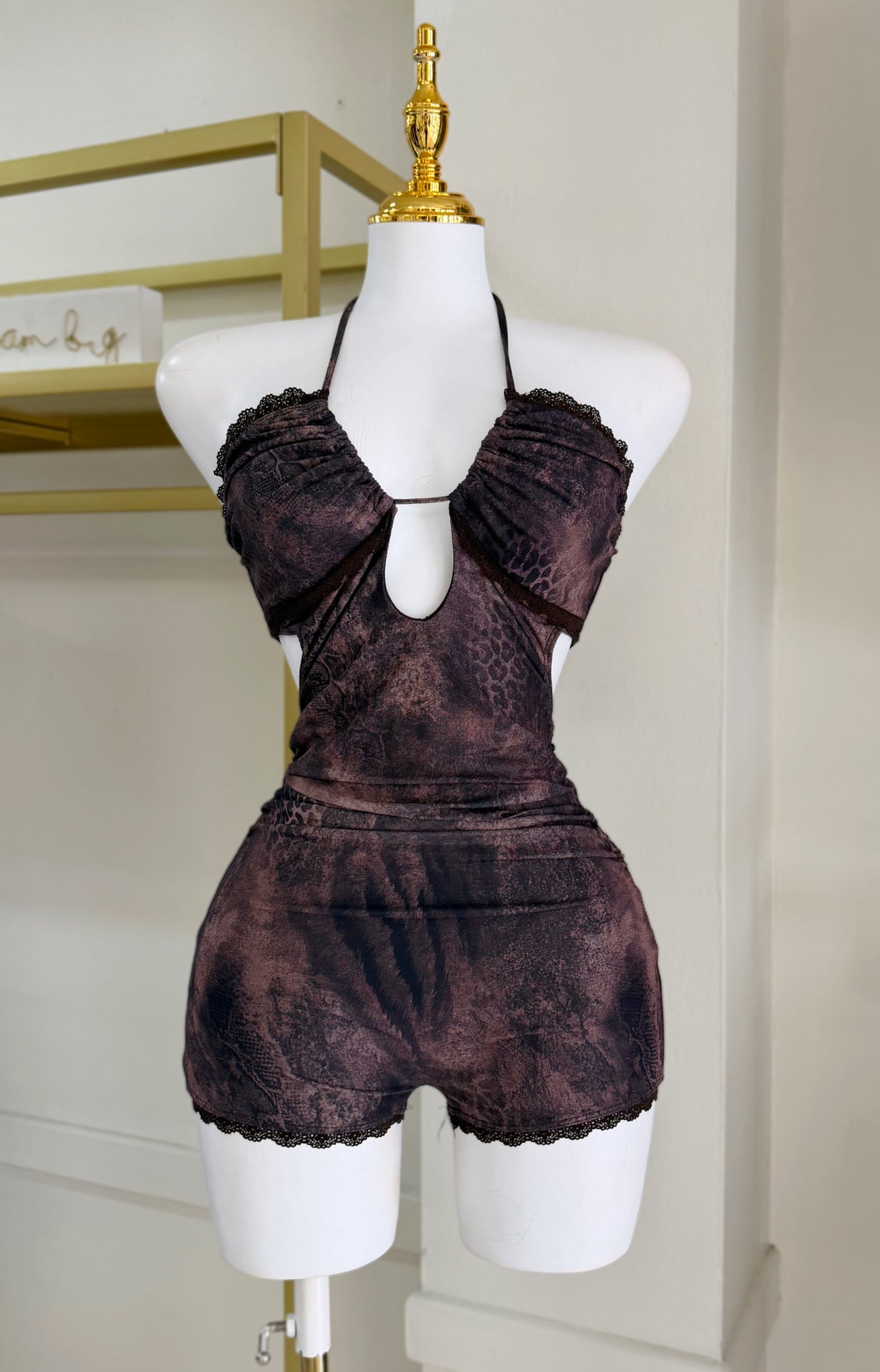 Savage Wild Print Romper