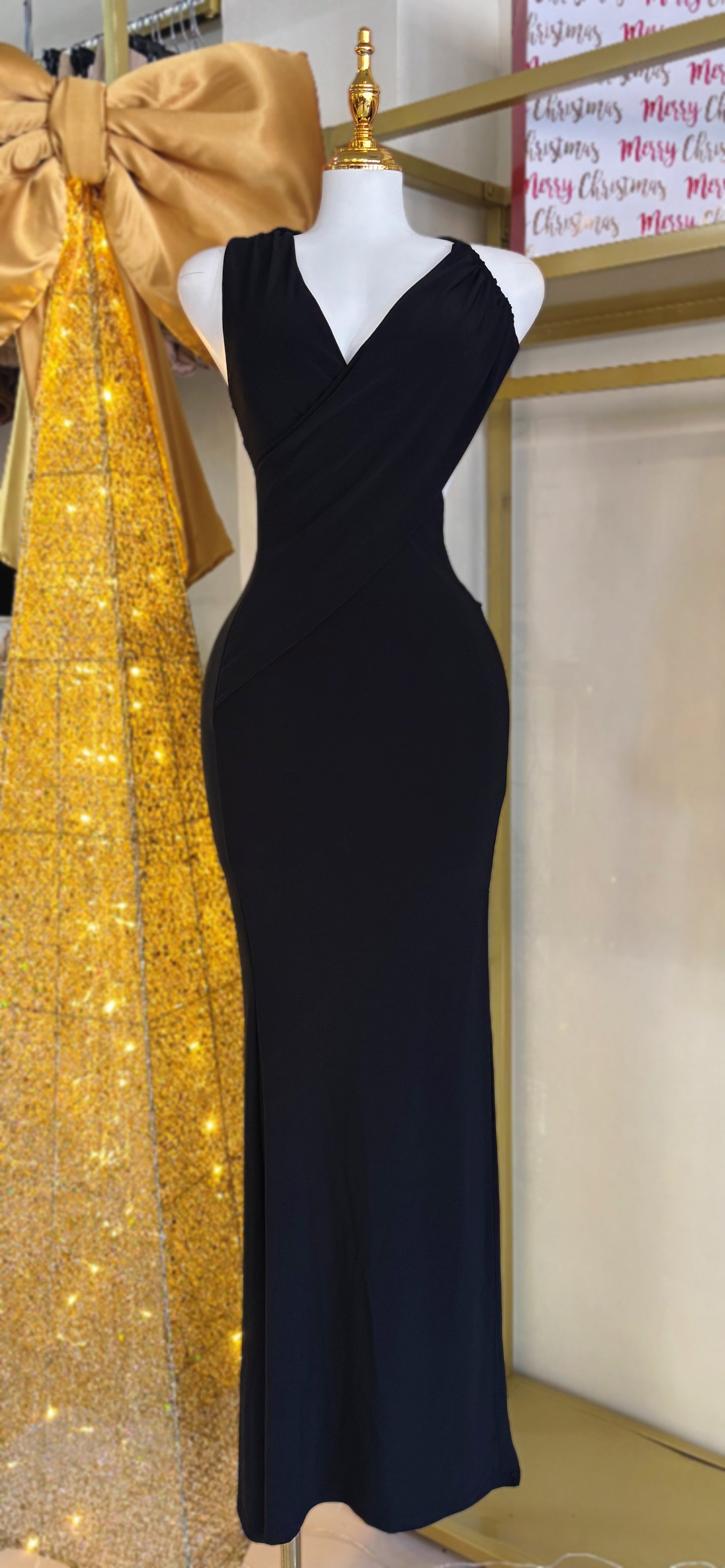 Natalia Maxi Dress (Black)
