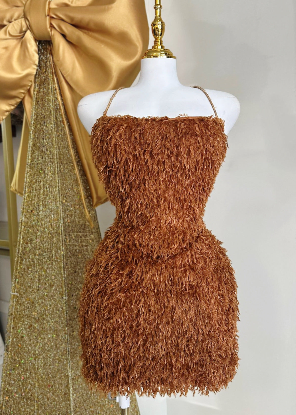 Catlyn Fur Dress