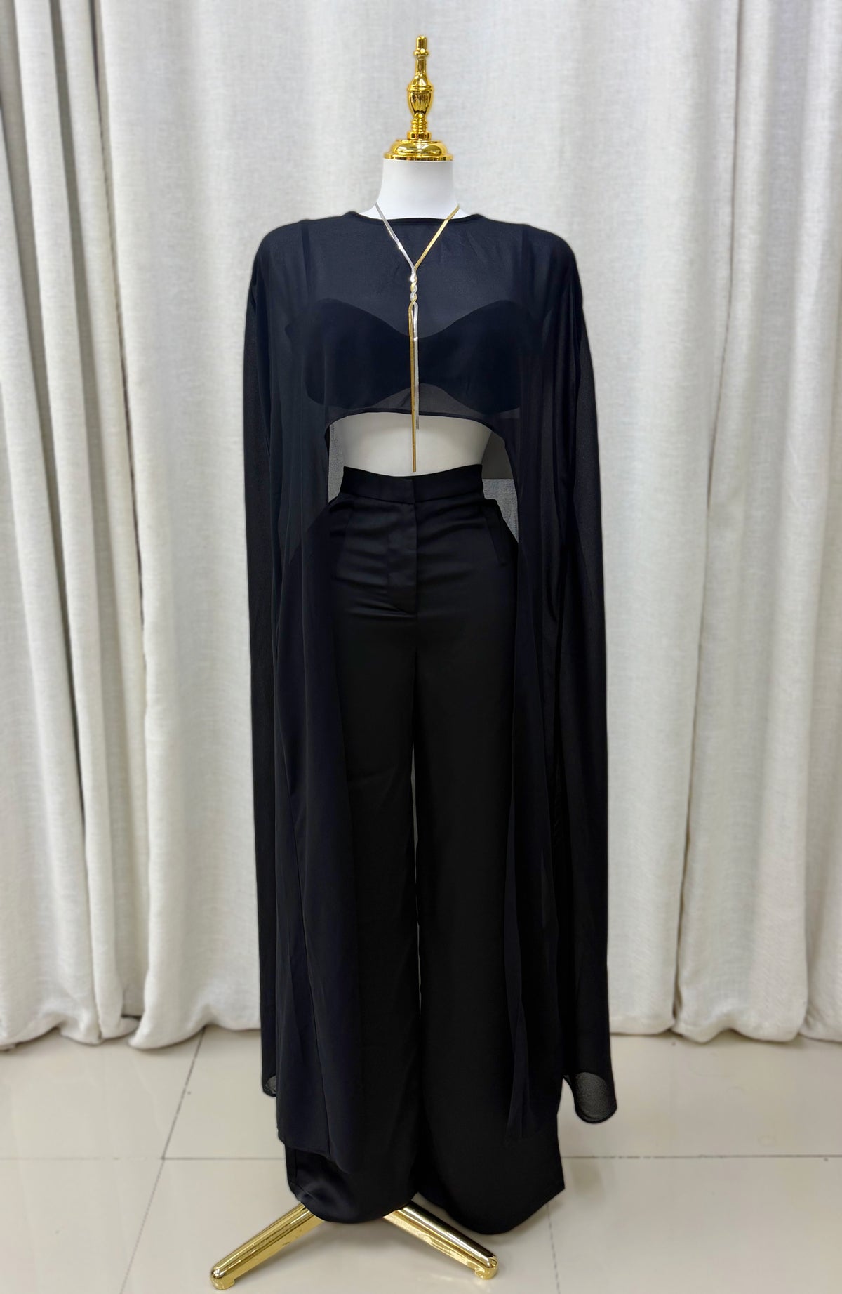 Valencia Cape Pant Set (3 Piezas)