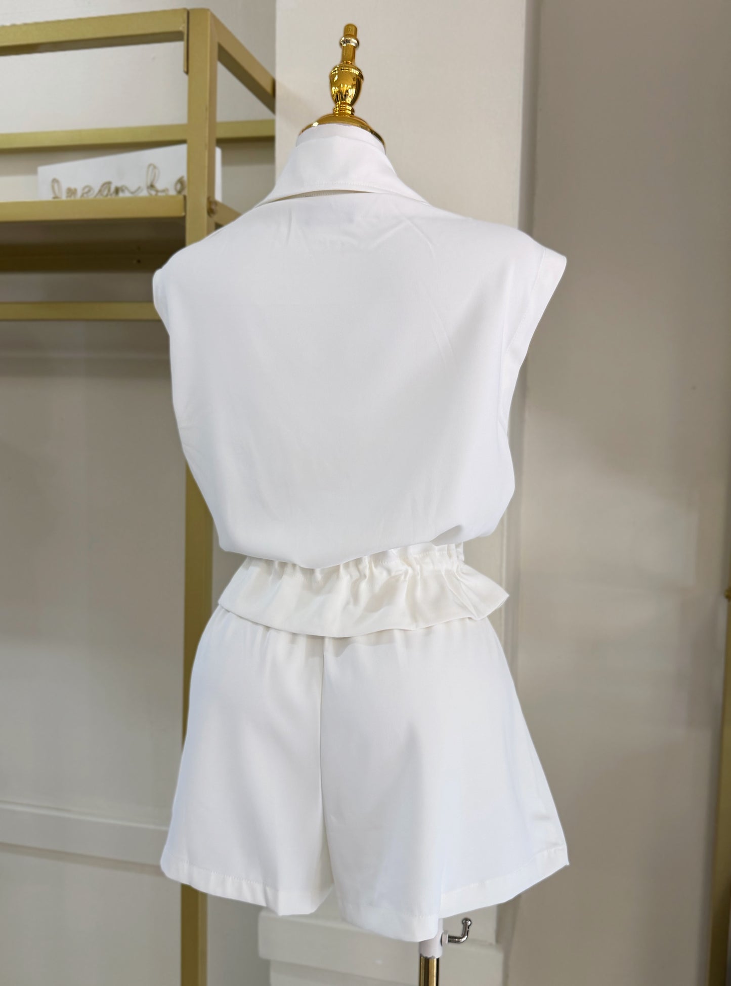 Rita Short Set (White)