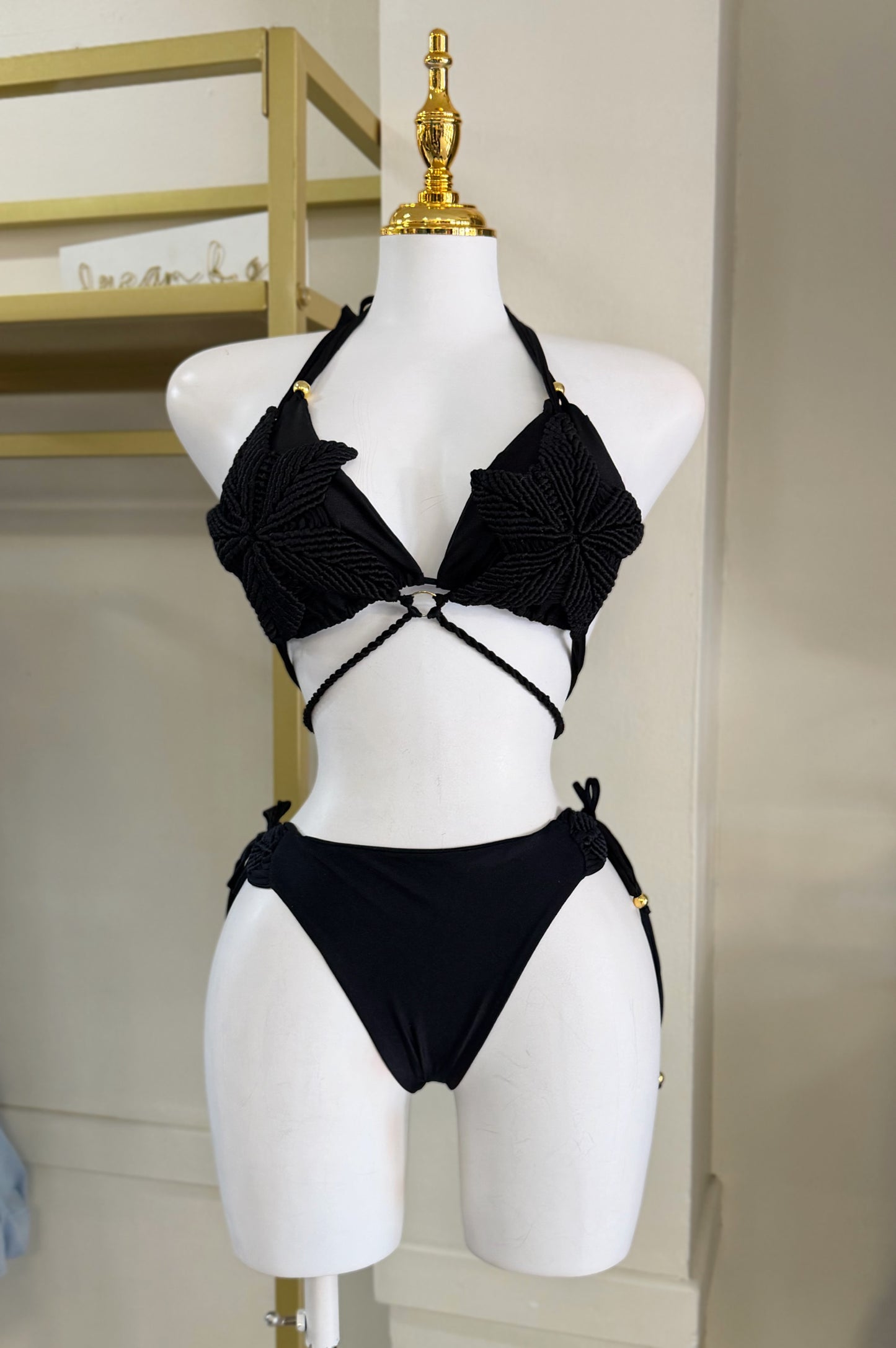 Maldivas Star 3 Pieces Swimwear (Blanco/Negro/Multi)