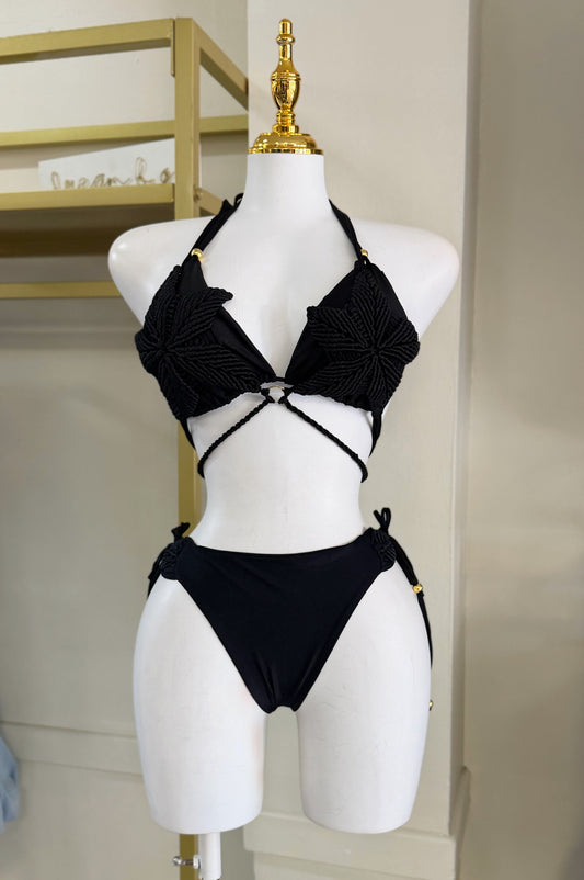 Maldivas Star 3 Pieces Swimwear (Blanco/Negro/Multi)