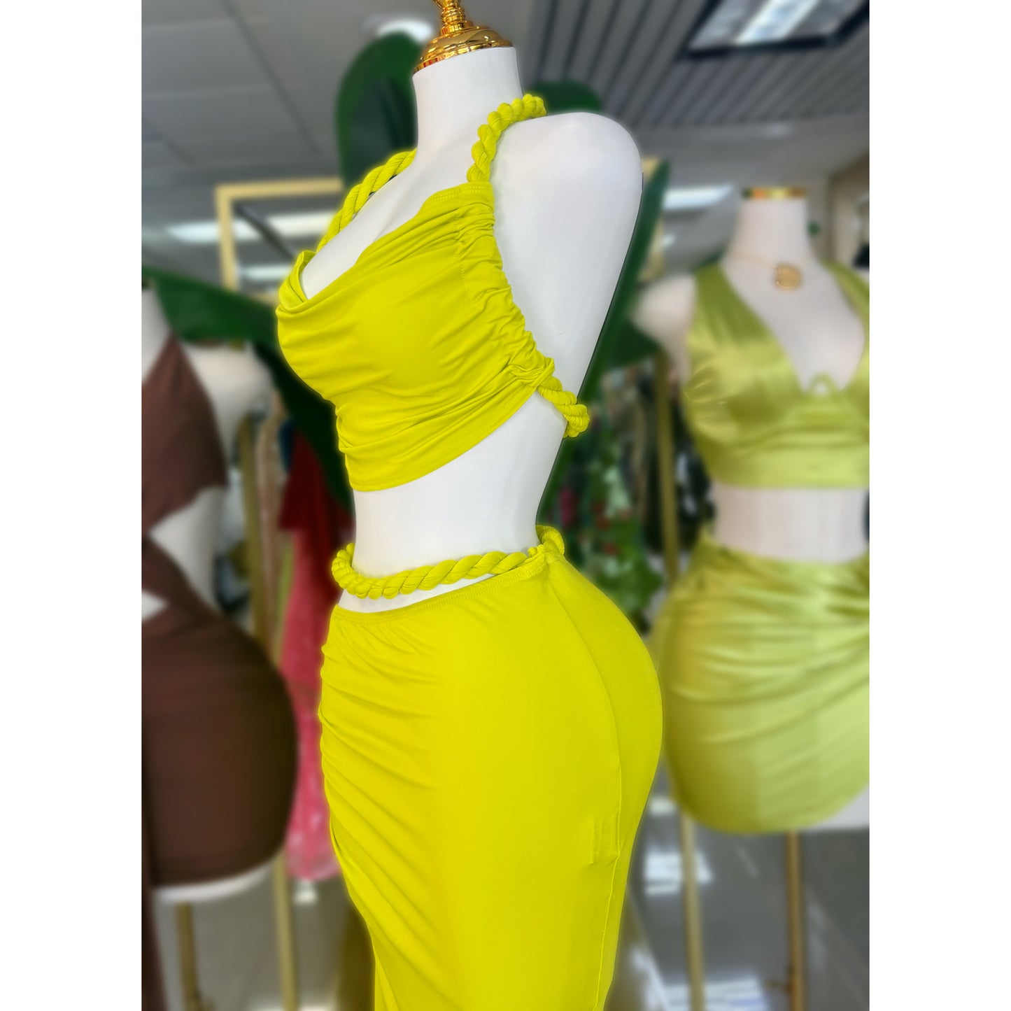 Aruba Lime Skirt Set