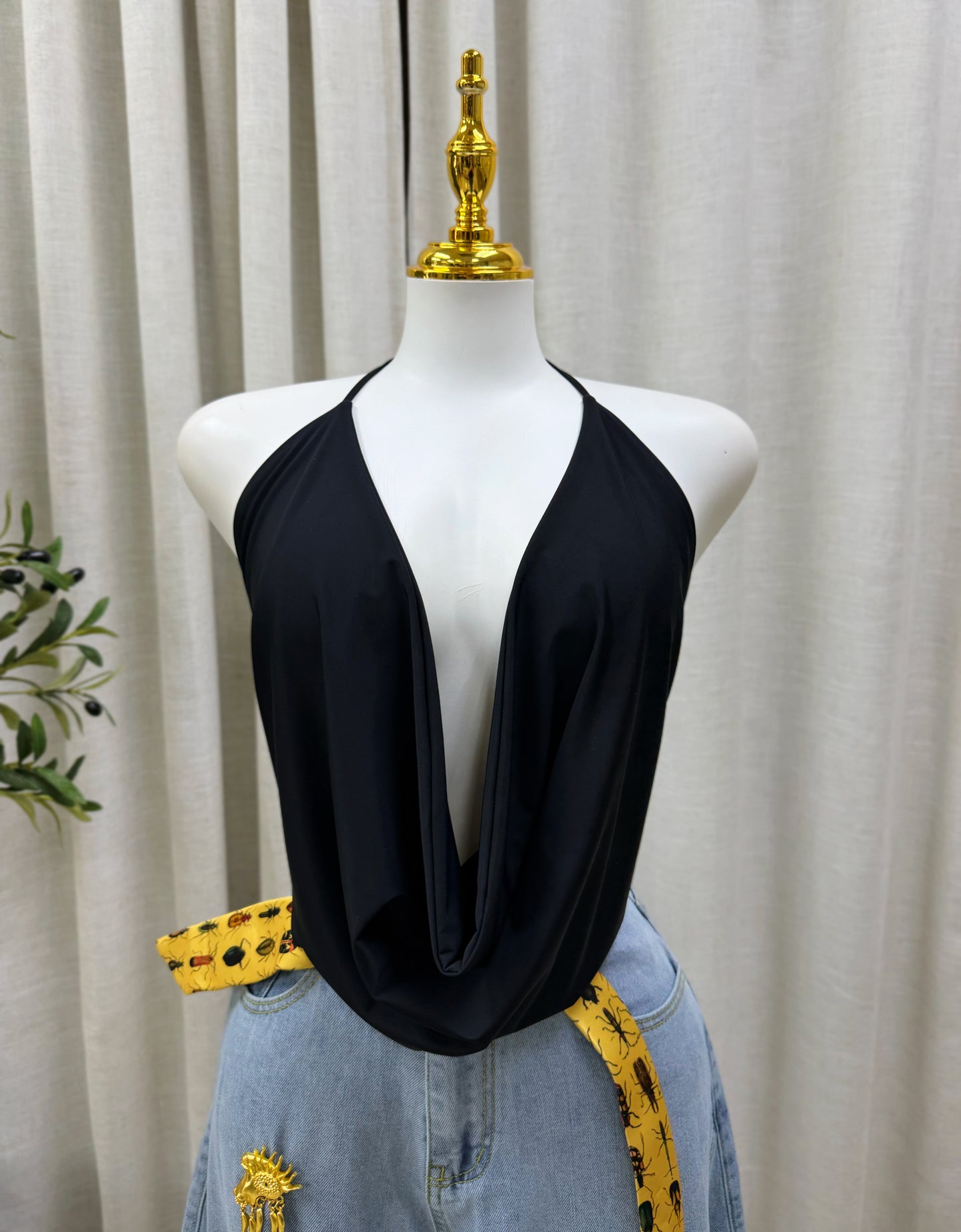 Araiza Multi Top •ONE SIZE• (Black)