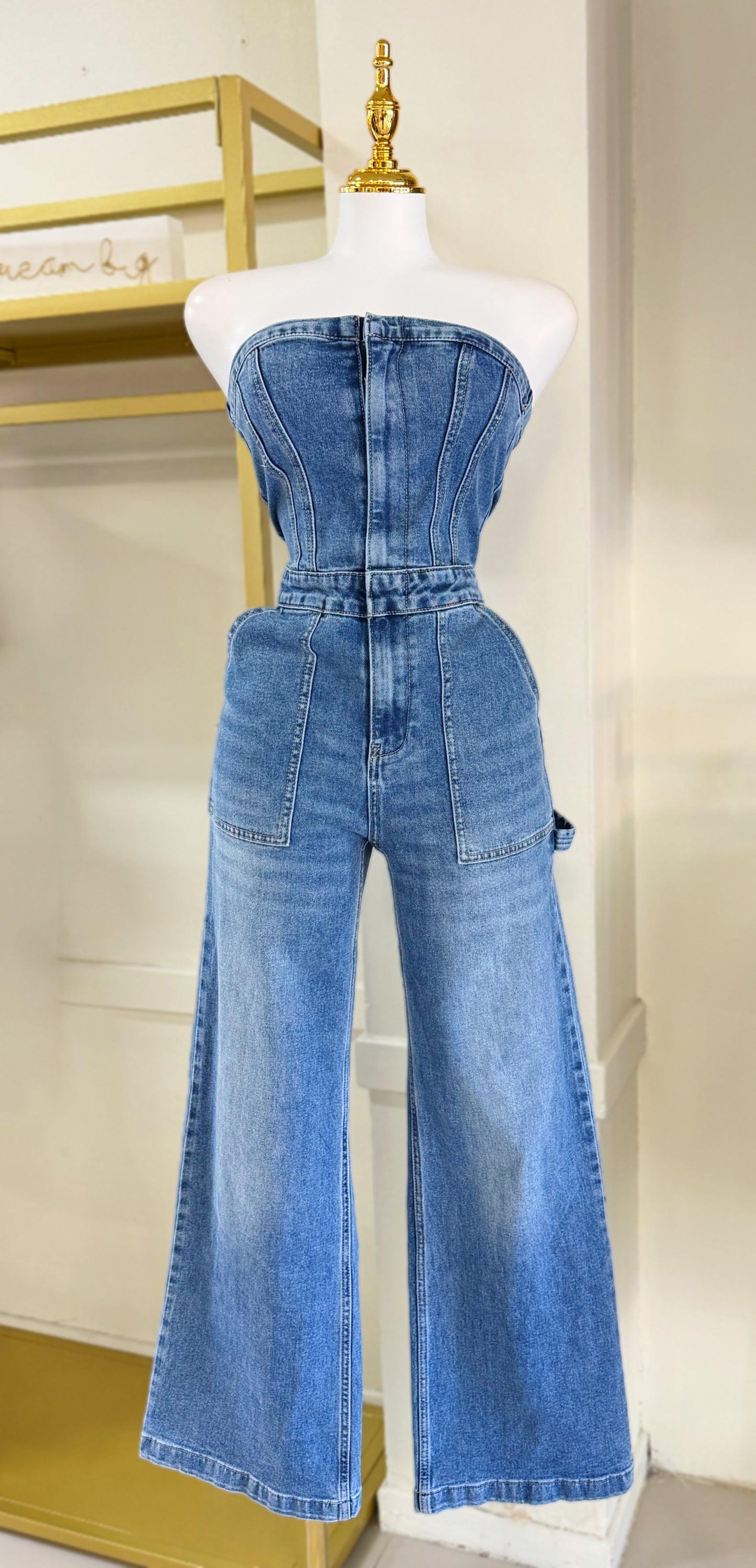 Marina Denim Jumpsuit