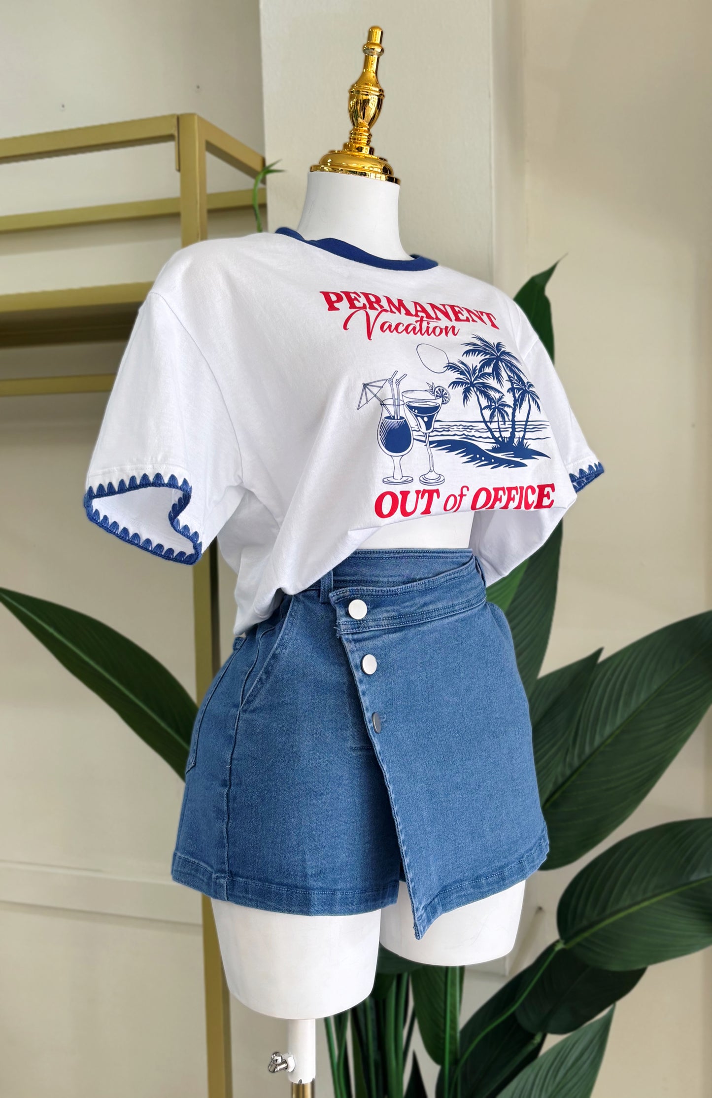 Milana Denim Skort