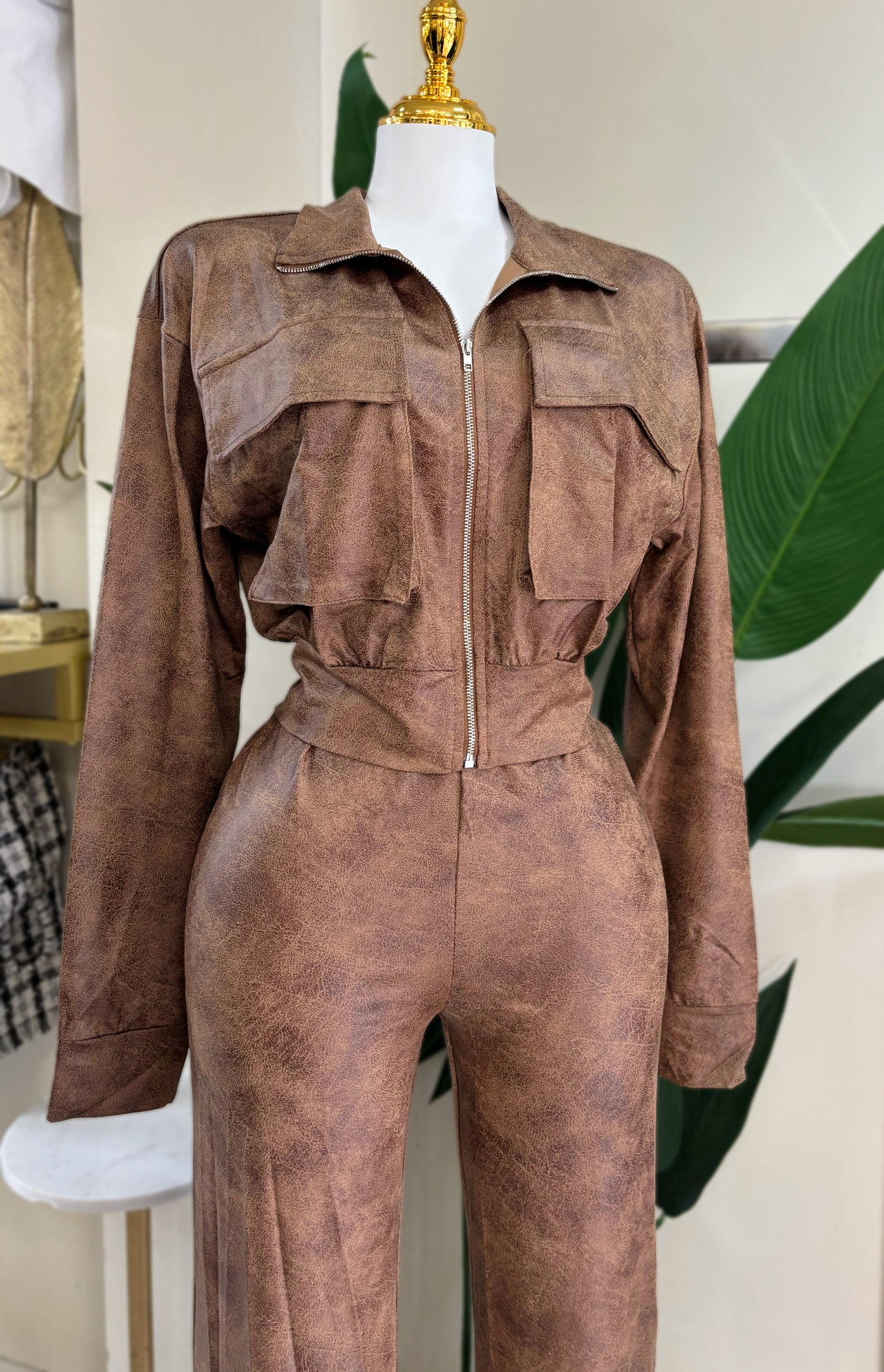 Emilia Soft Leather Travel Set