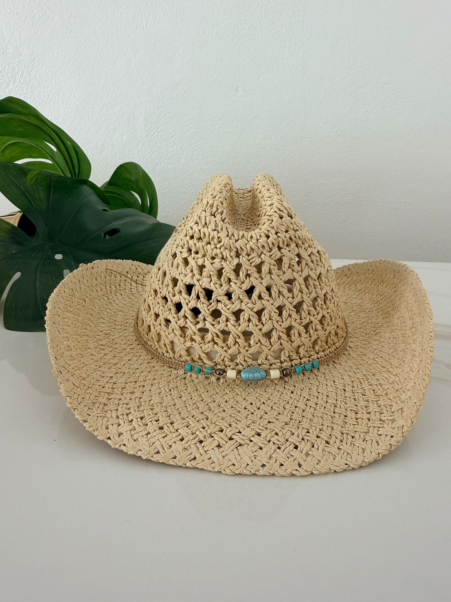 Summer Fashion Hat (Ivory/Khaki)