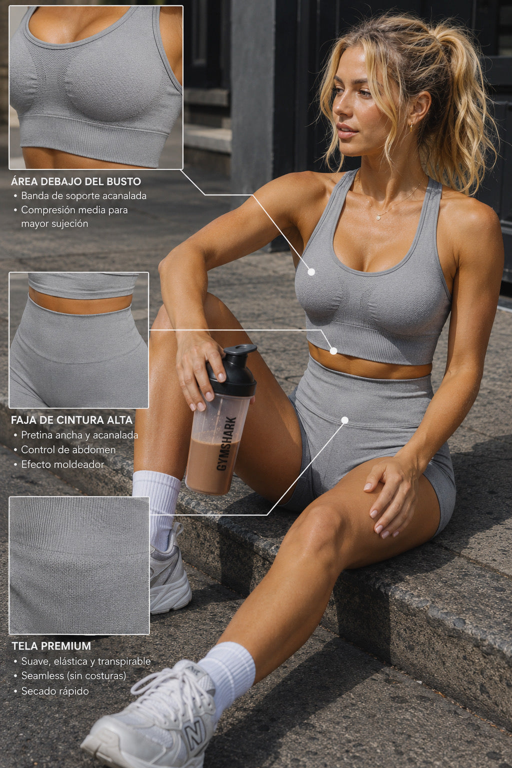 Laura Active Short Set (5 colores)