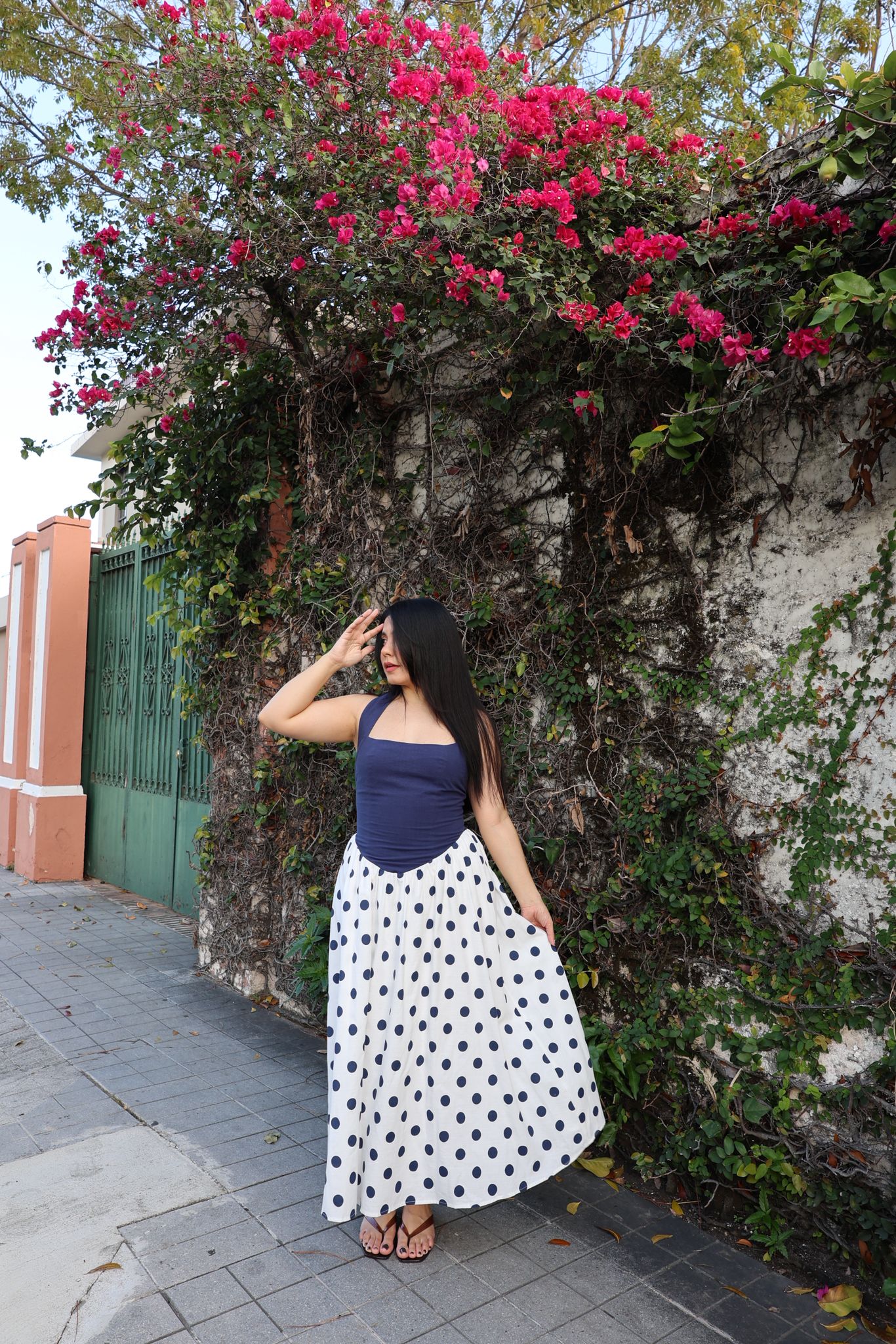 Taína Polka Dots Dress
