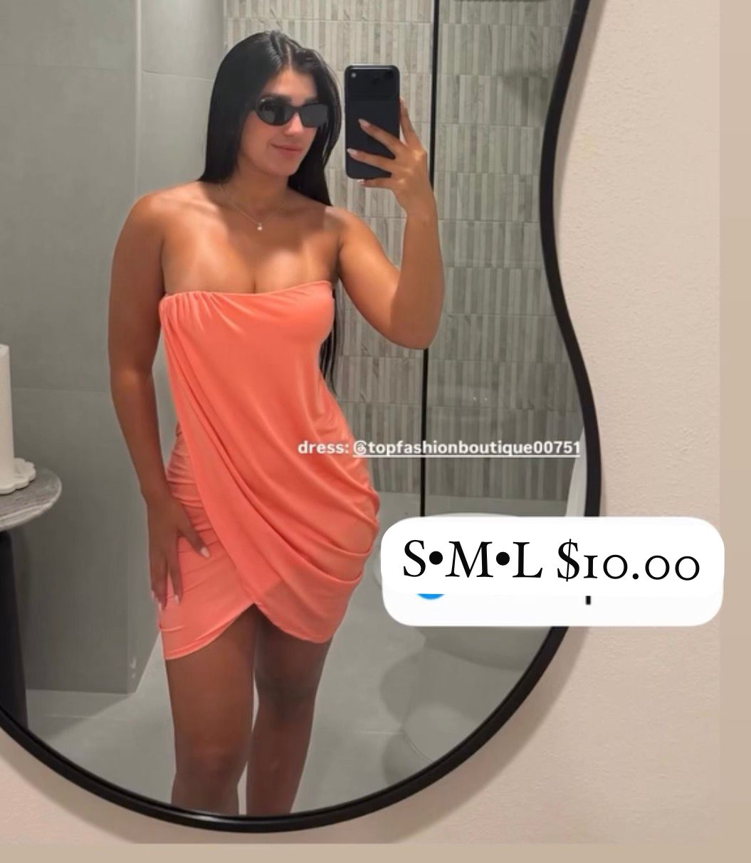 Isla Sunset Draped Dress