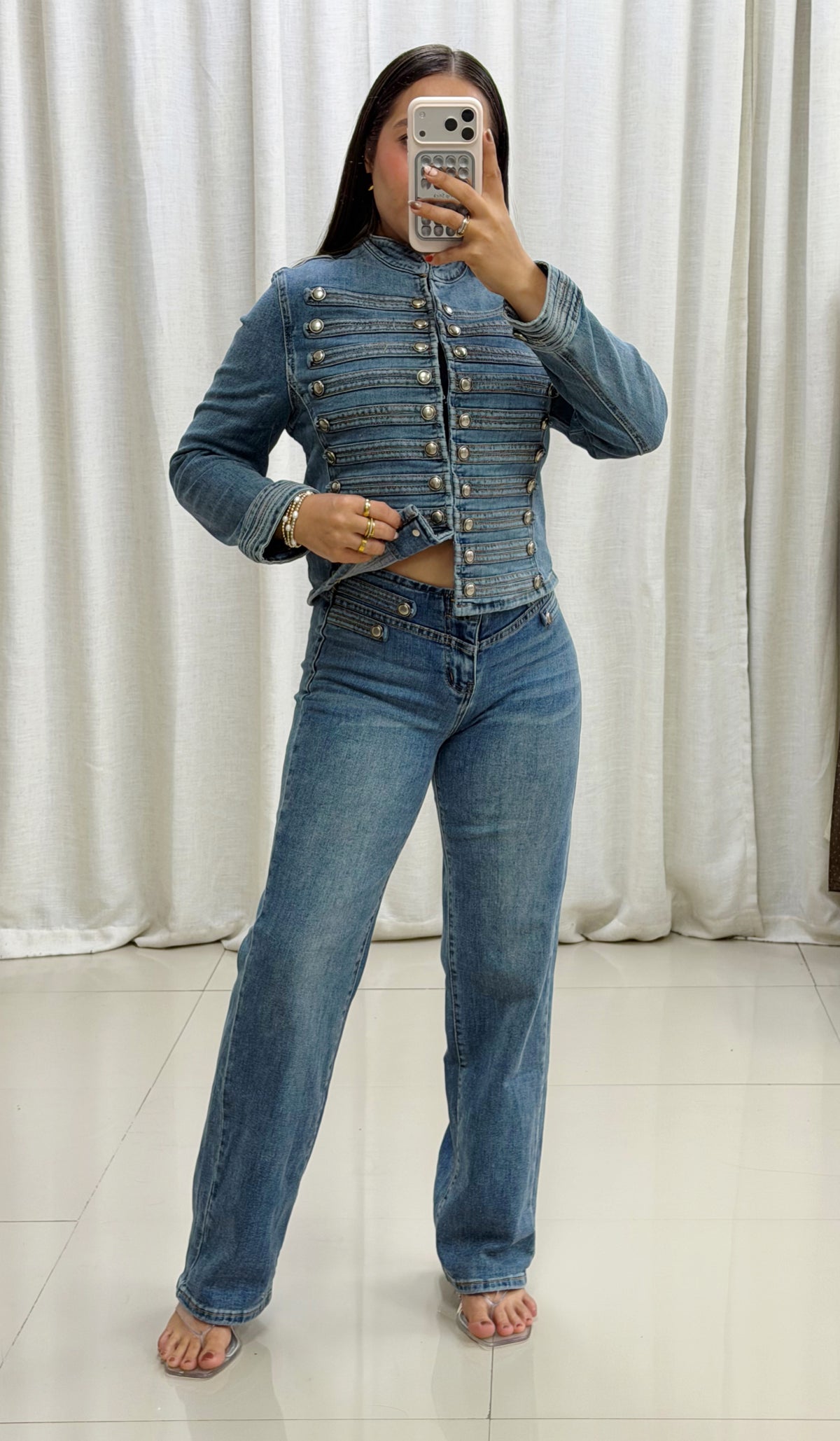 Bolivia Napoleón Set (Denim)