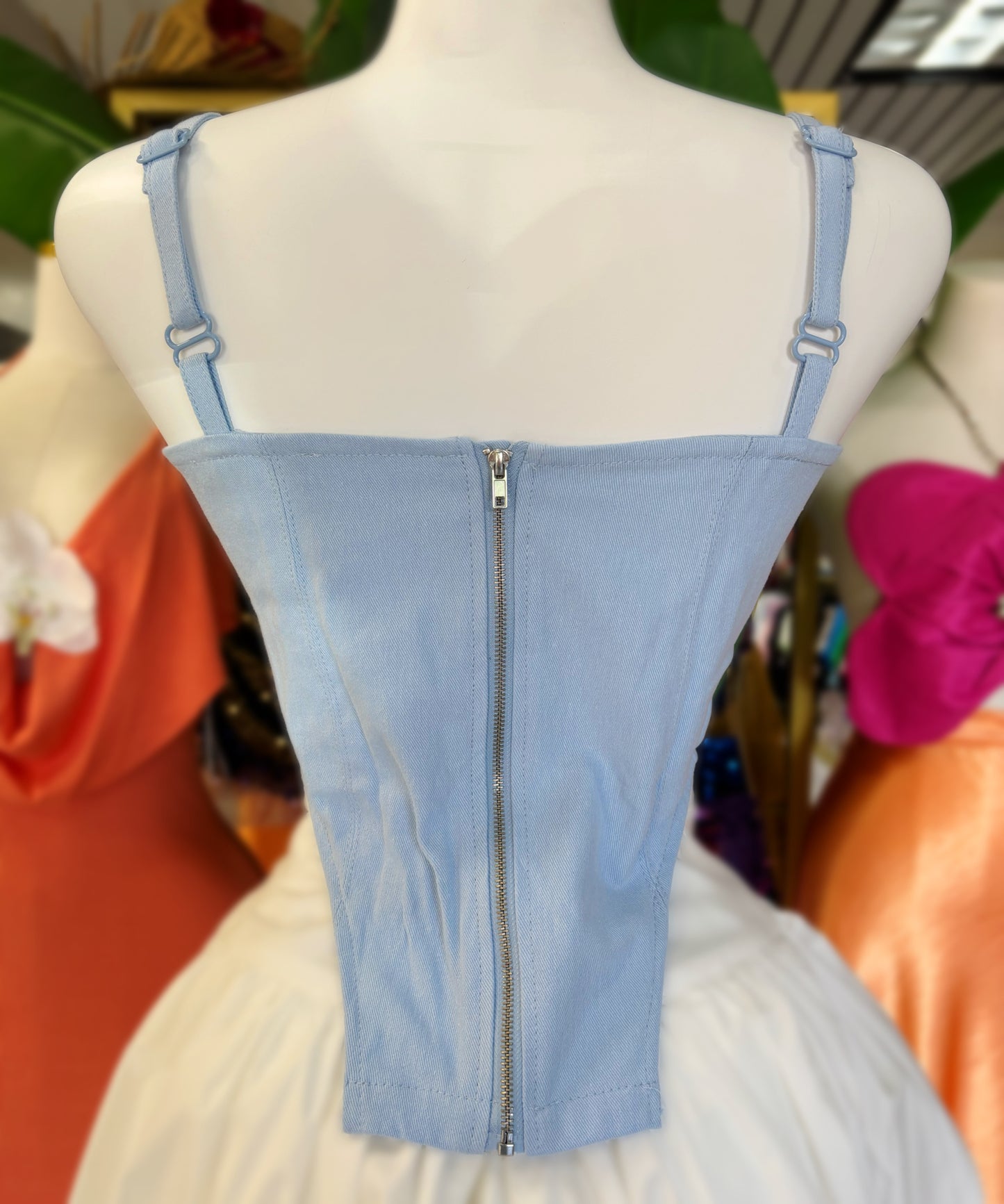 Thalia Denim Corset