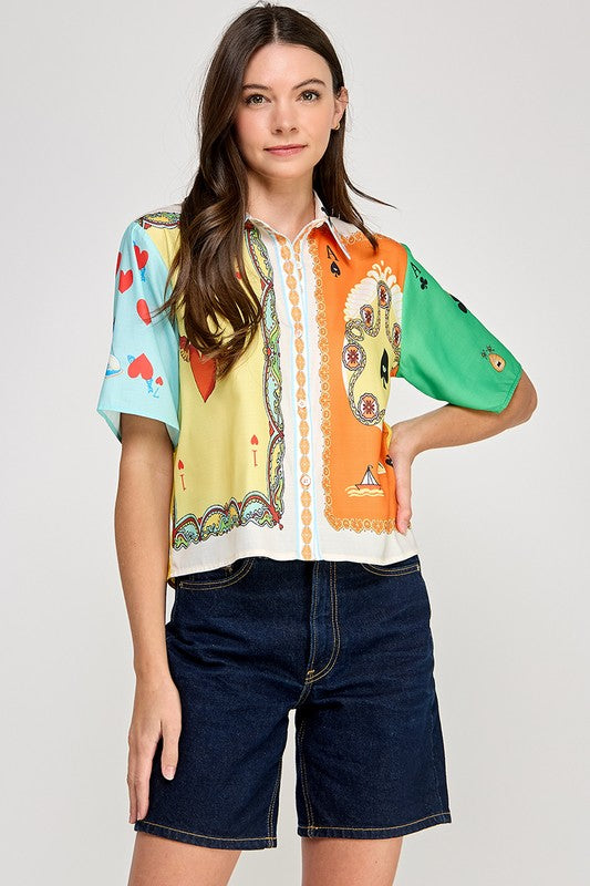 Paulina Poker Blouse