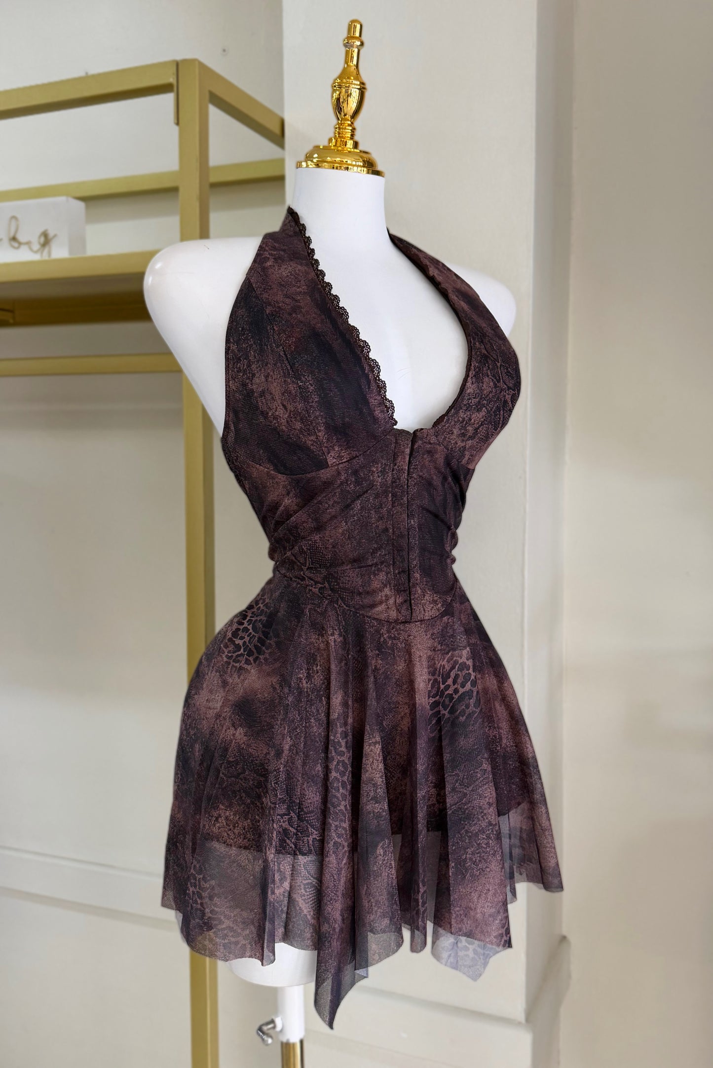 Zahara Wild Print Dress (Tiene pantalón)